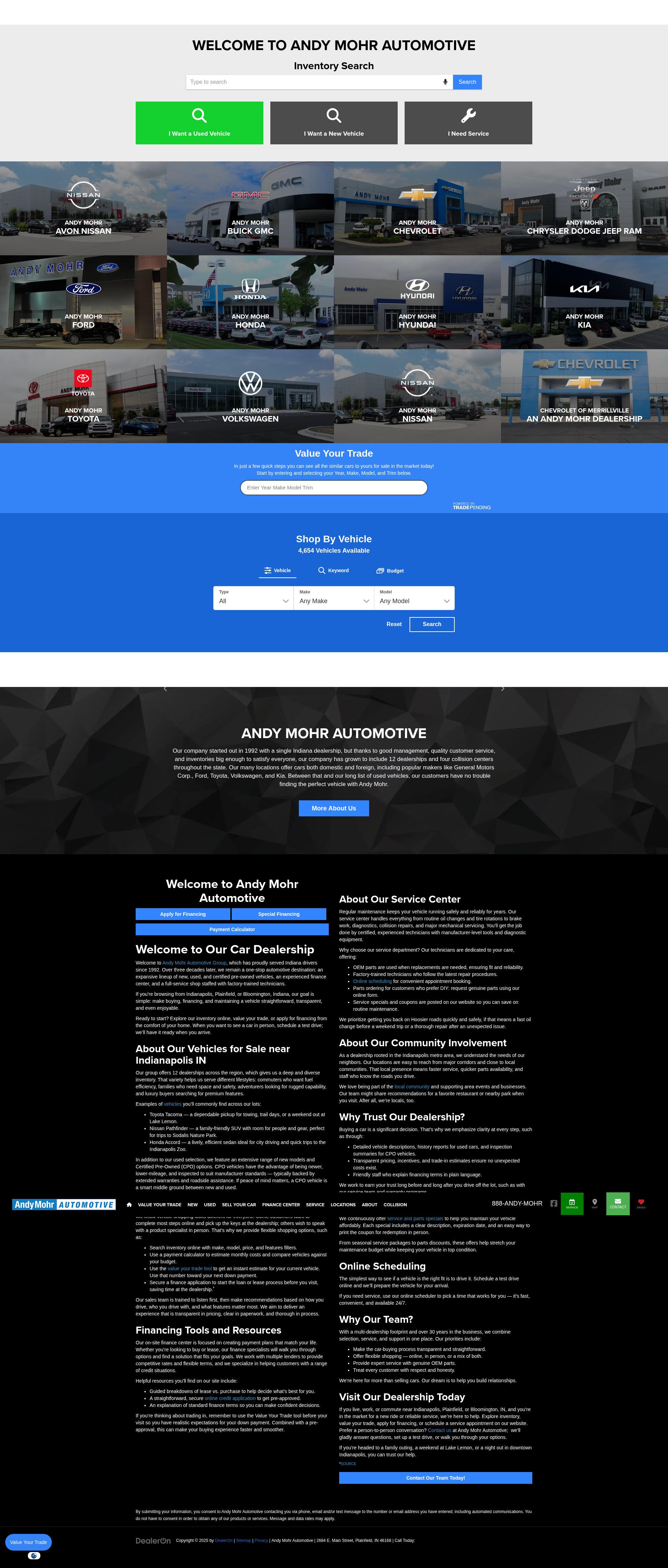 Screenshot of www.andymohr.com