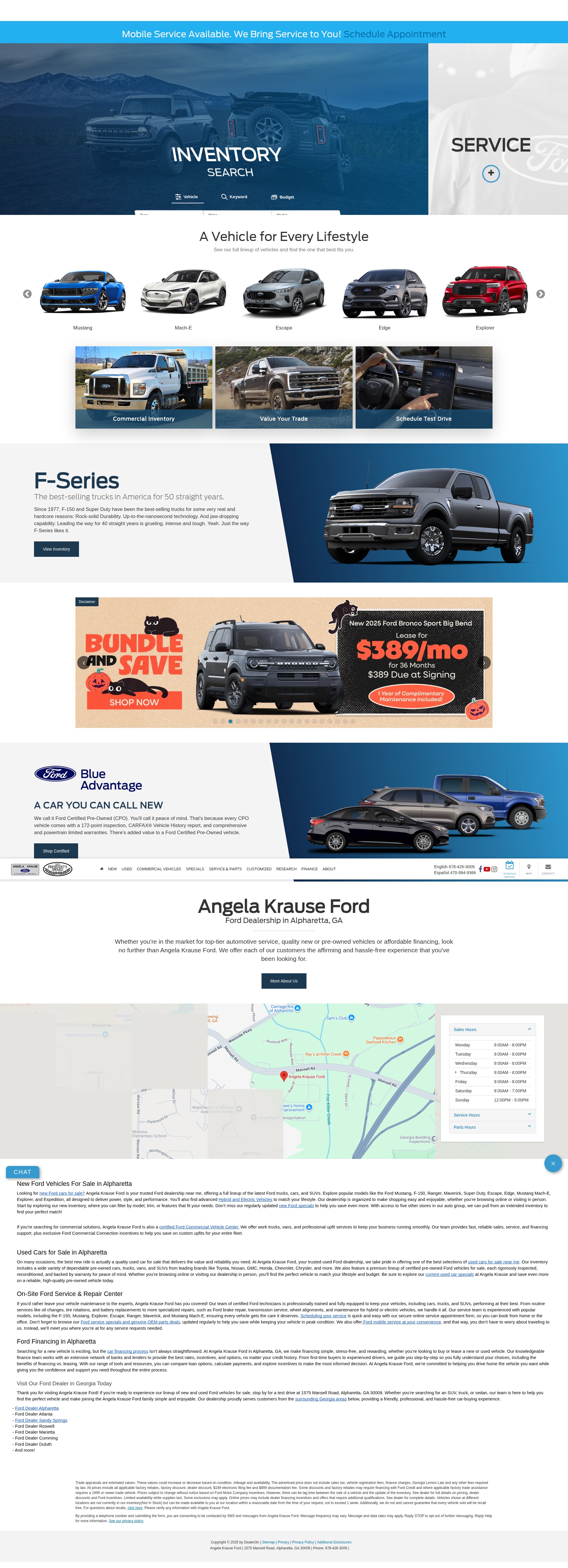 Screenshot of www.angelakrauseford.com