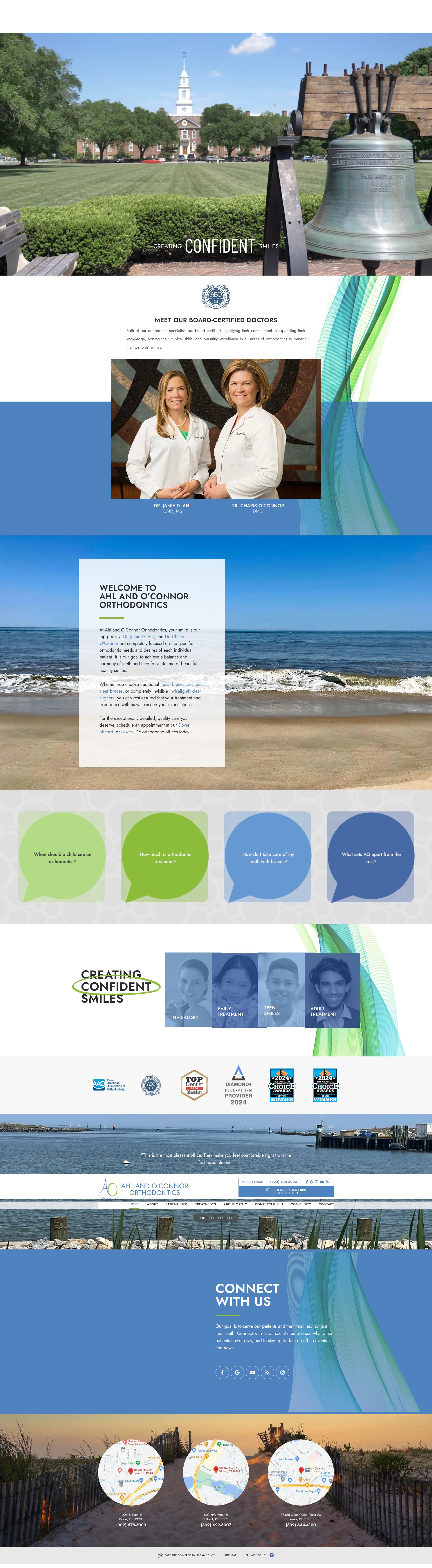 Screenshot of www.aoortho.com