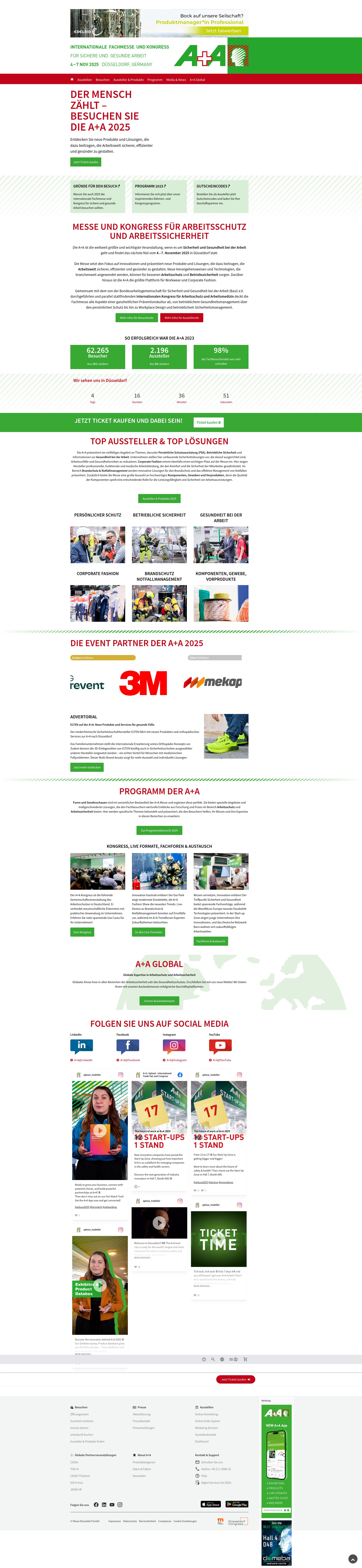 Screenshot of www.aplusa.de
