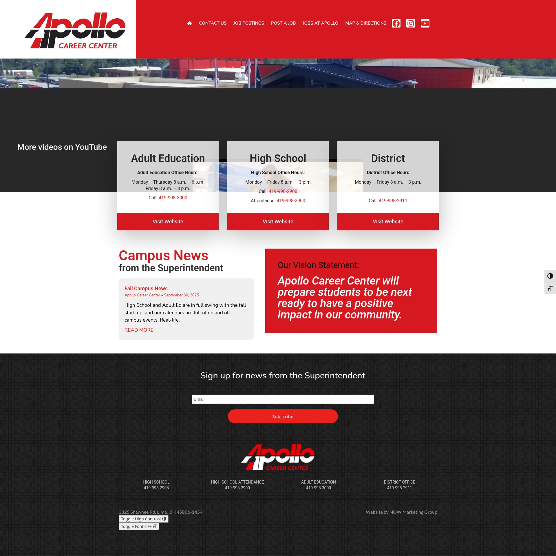 Screenshot of www.apollocareercenter.com