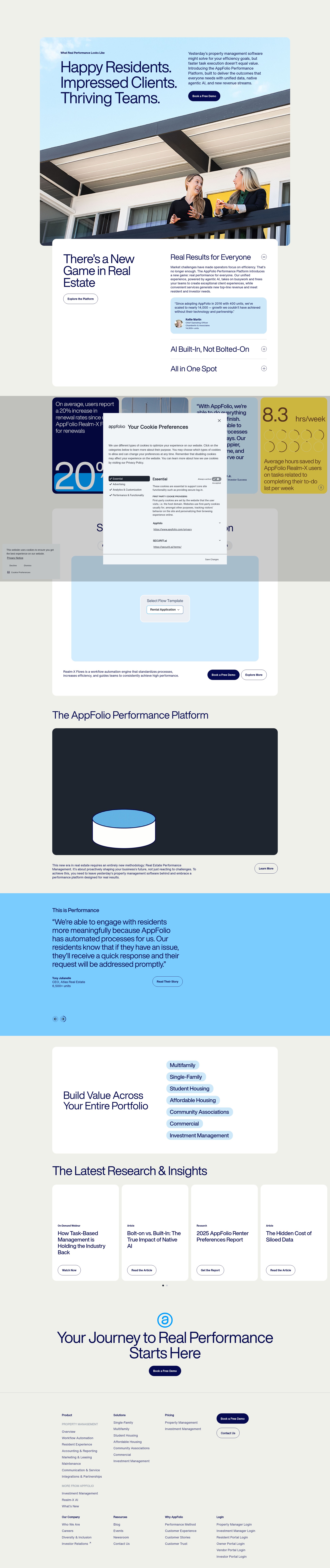 Screenshot of www.appfolio.com