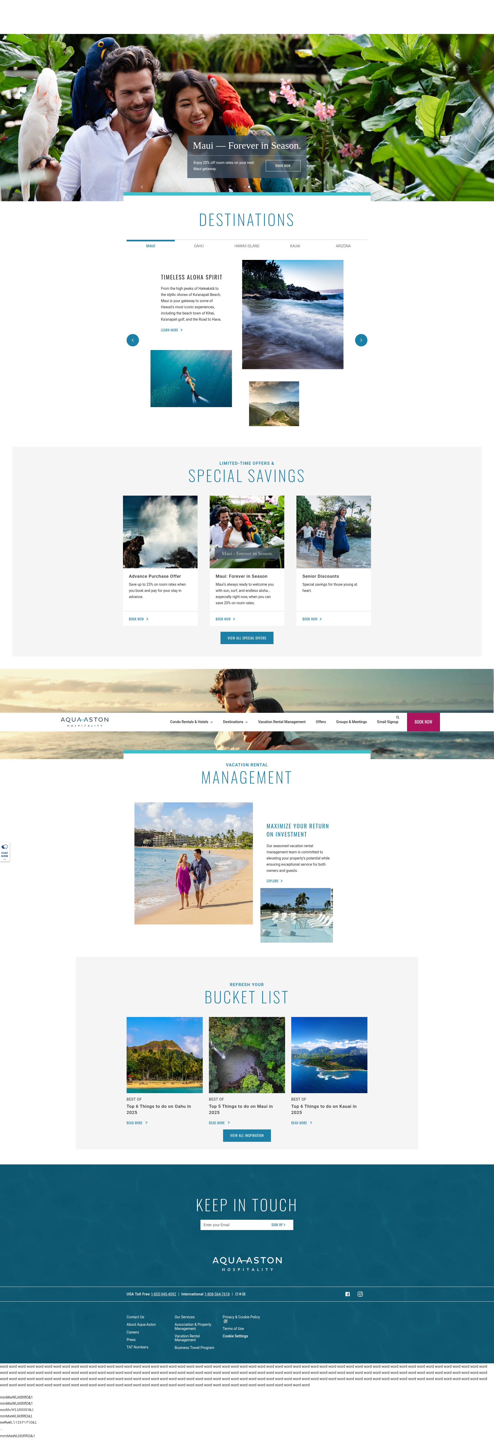 Screenshot of www.aquaaston.com