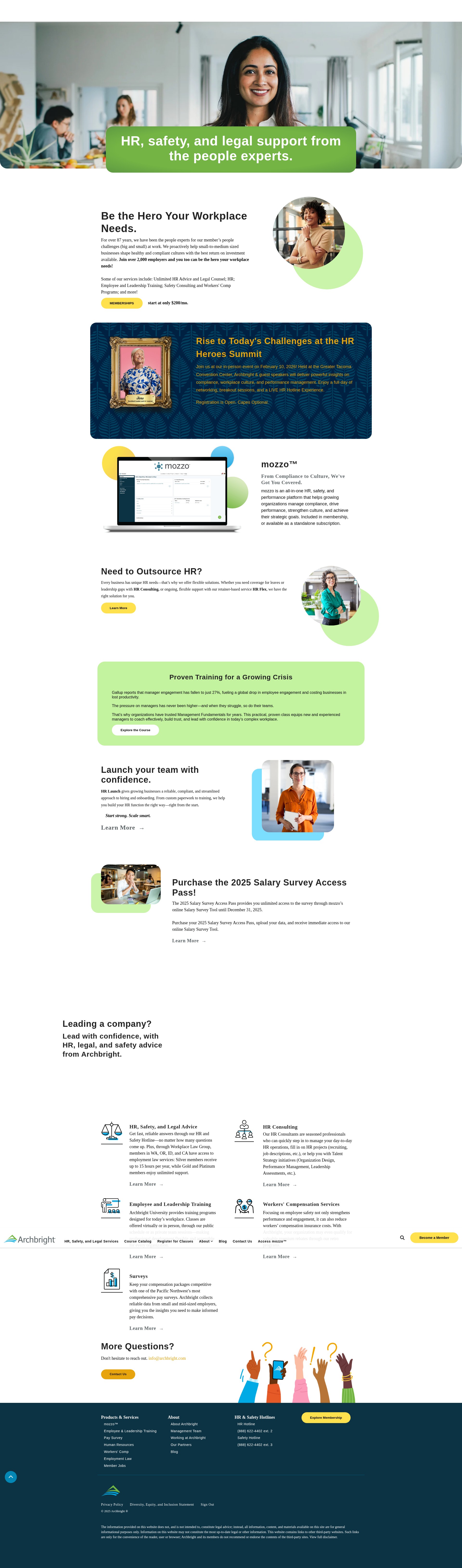 Screenshot of www.archbright.com