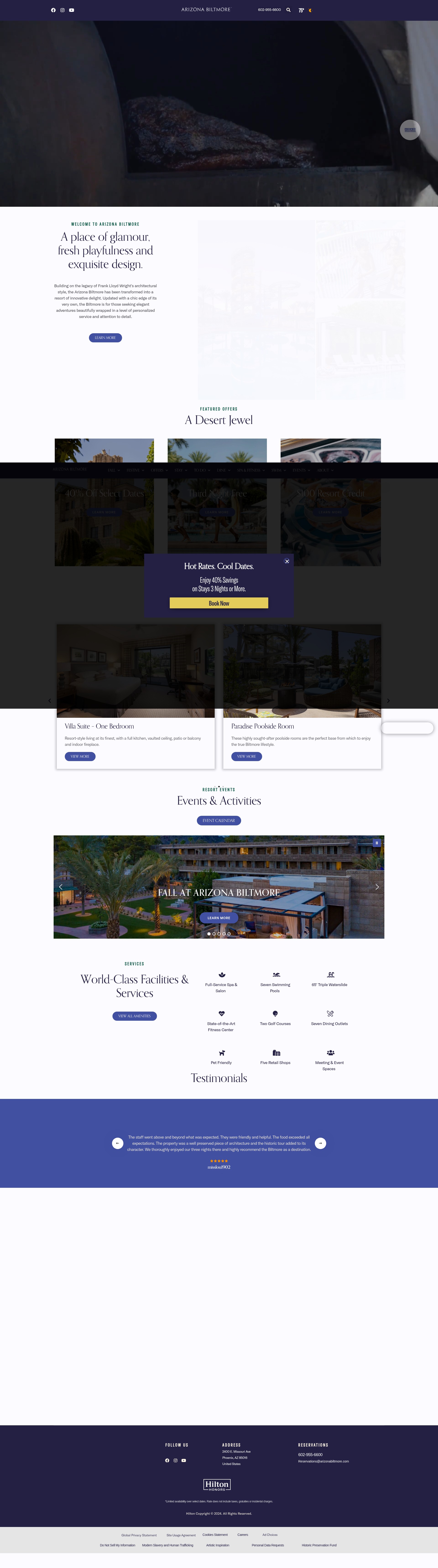 Screenshot of www.arizonabiltmore.com