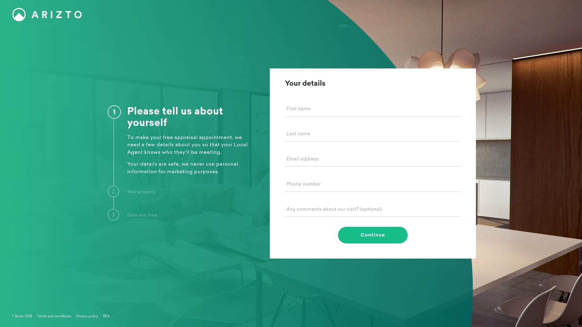 Screenshot of www.arizto.co.nz