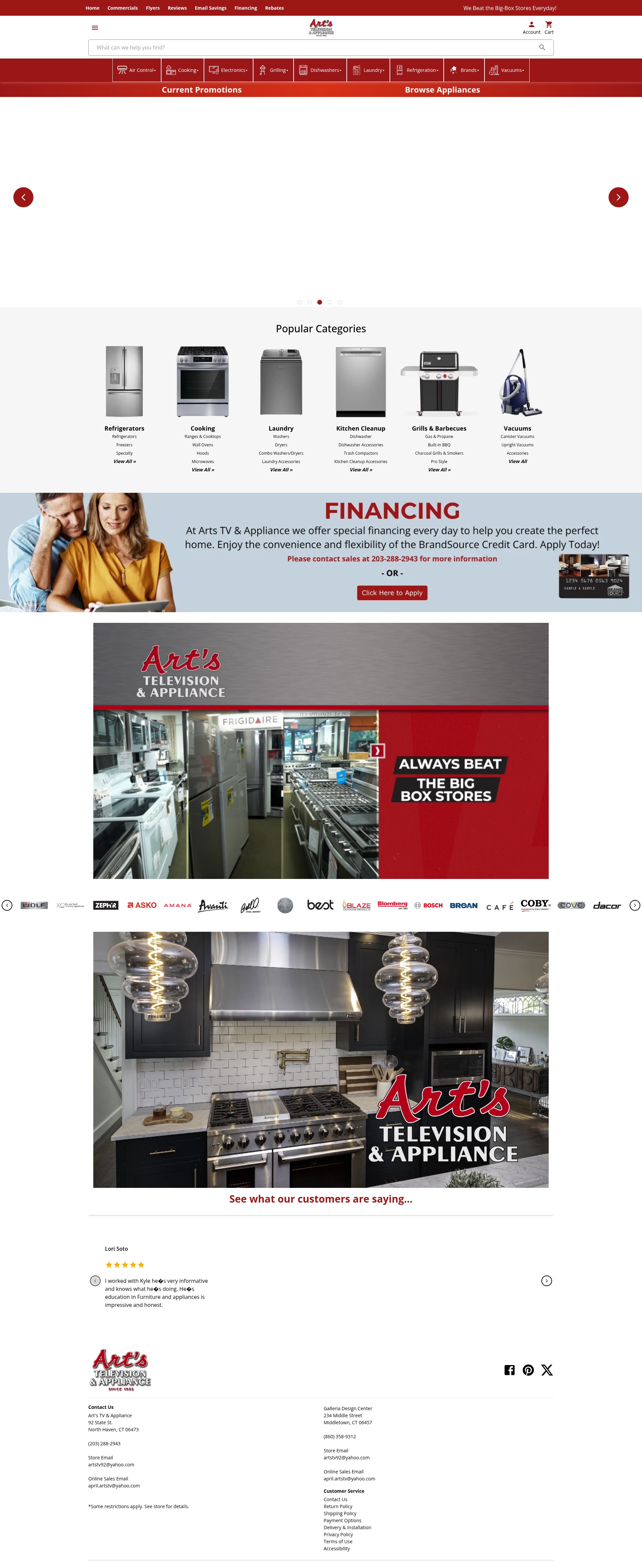 Screenshot of www.artstvonline.com