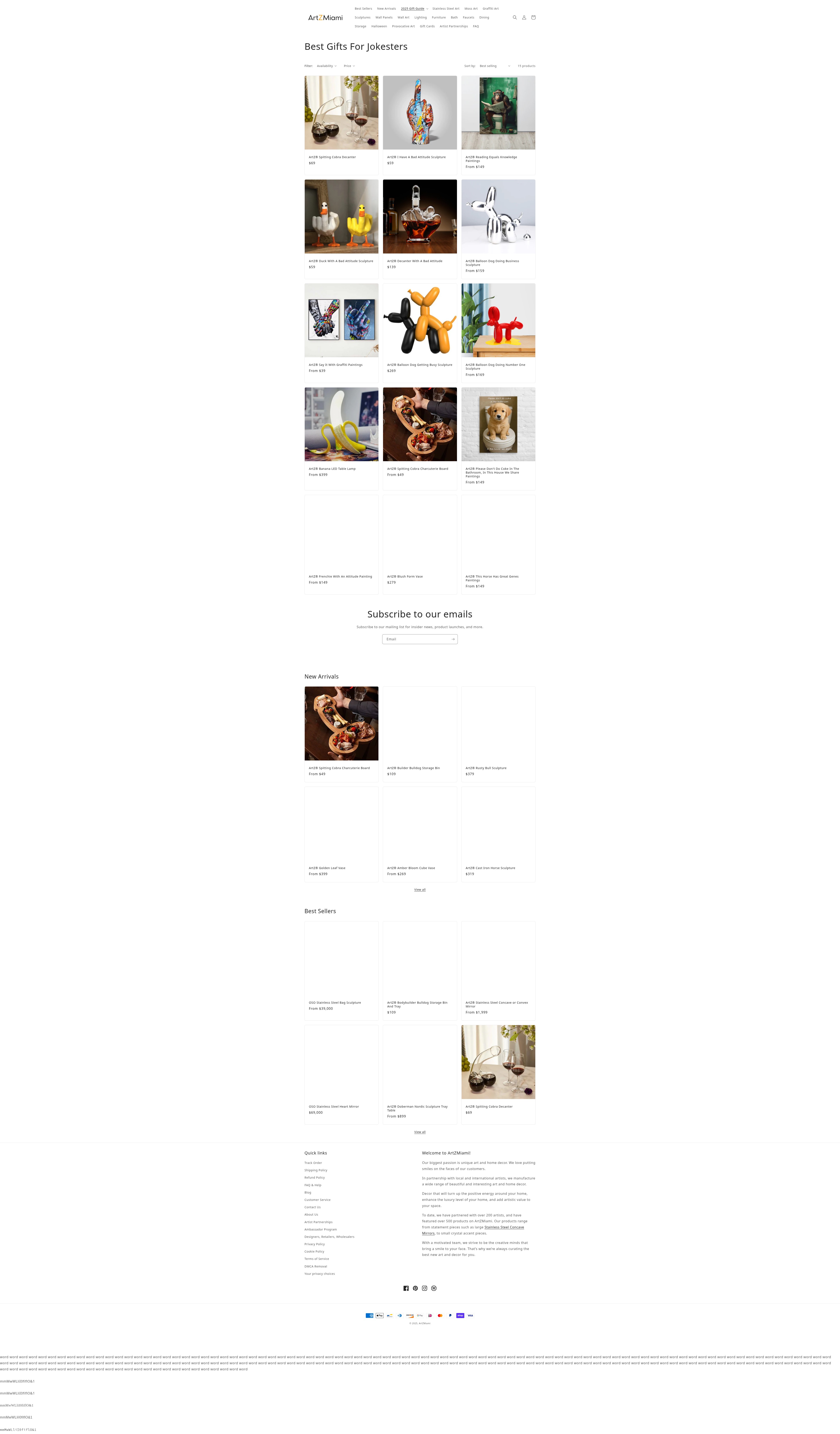 Screenshot of www.artzmiami.com
