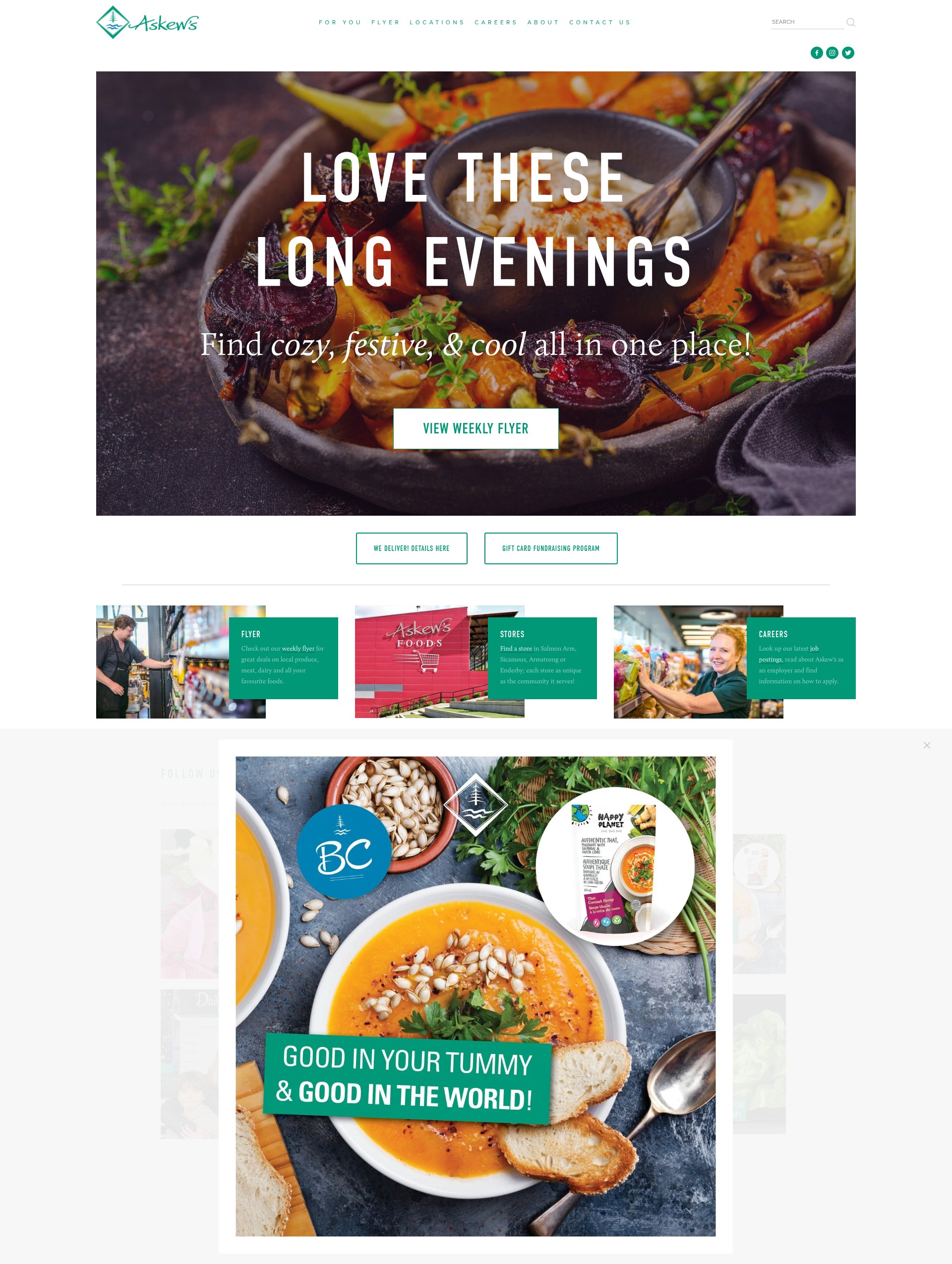 Screenshot of www.askewsfoods.com