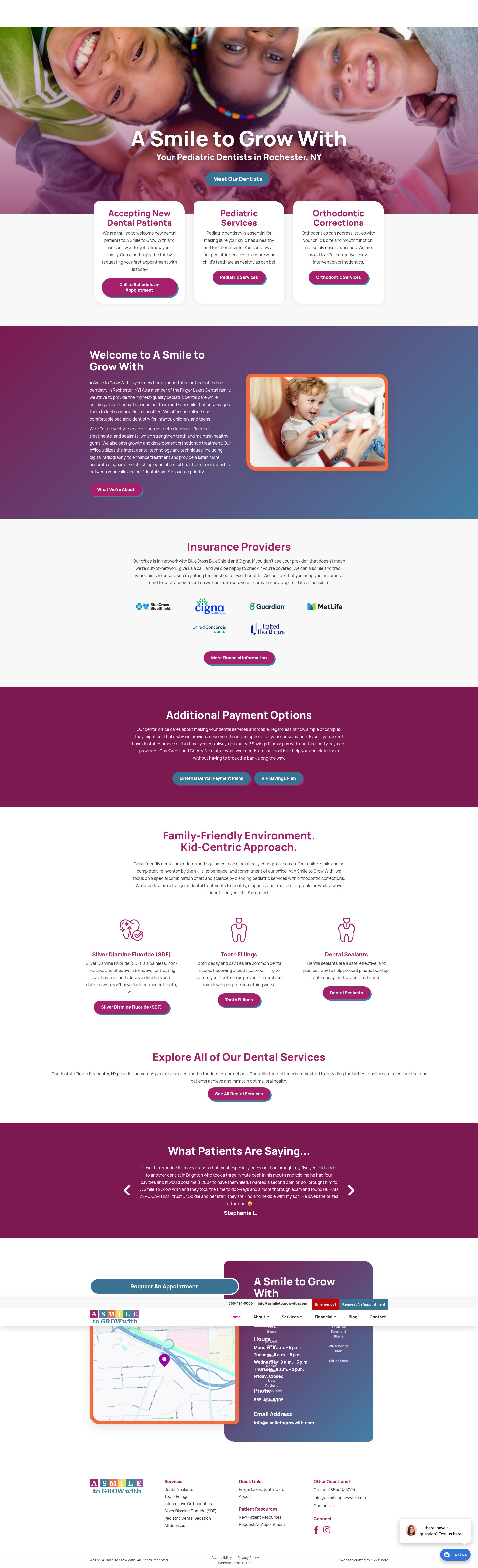 Screenshot of www.asmiletogrowwith.com