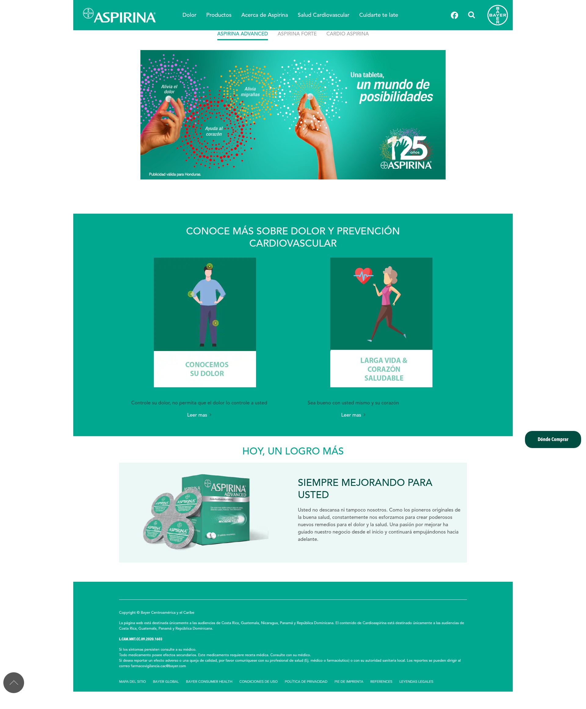 Screenshot of www.aspirina-ca.com