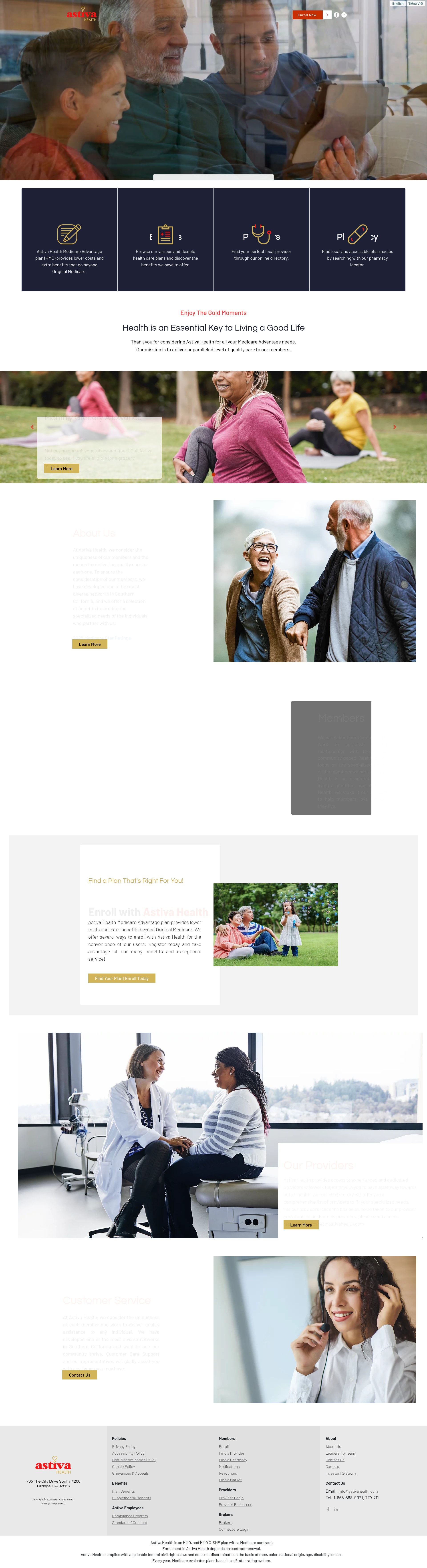 Screenshot of www.astivahealth.com
