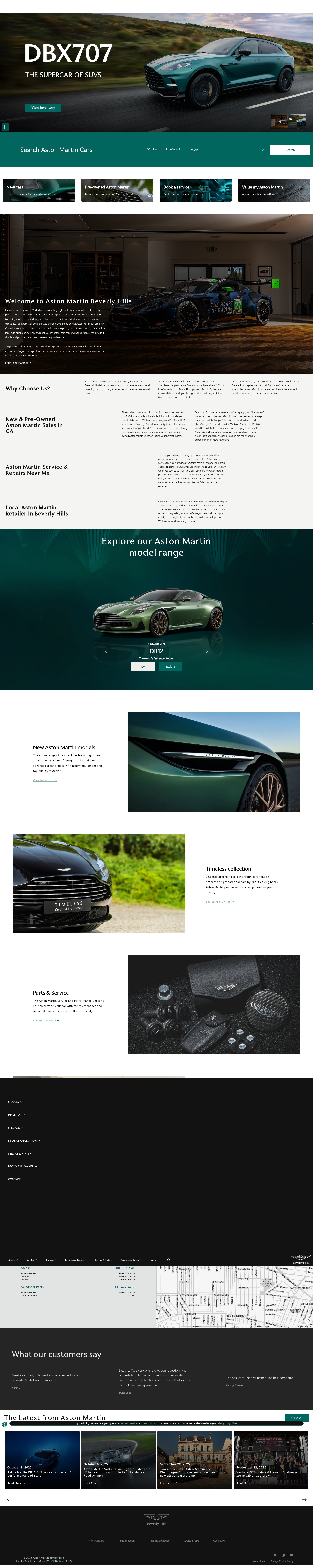 Screenshot of www.astonmartinbeverlyhills.com