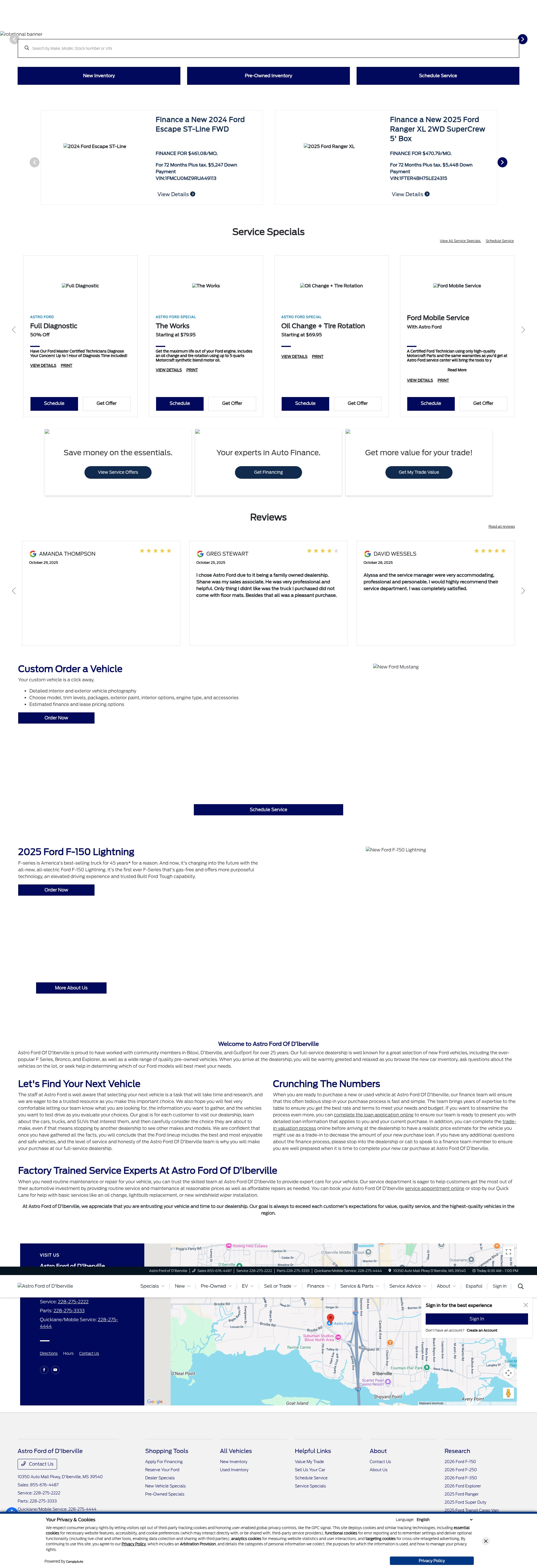 Screenshot of www.astroford.com