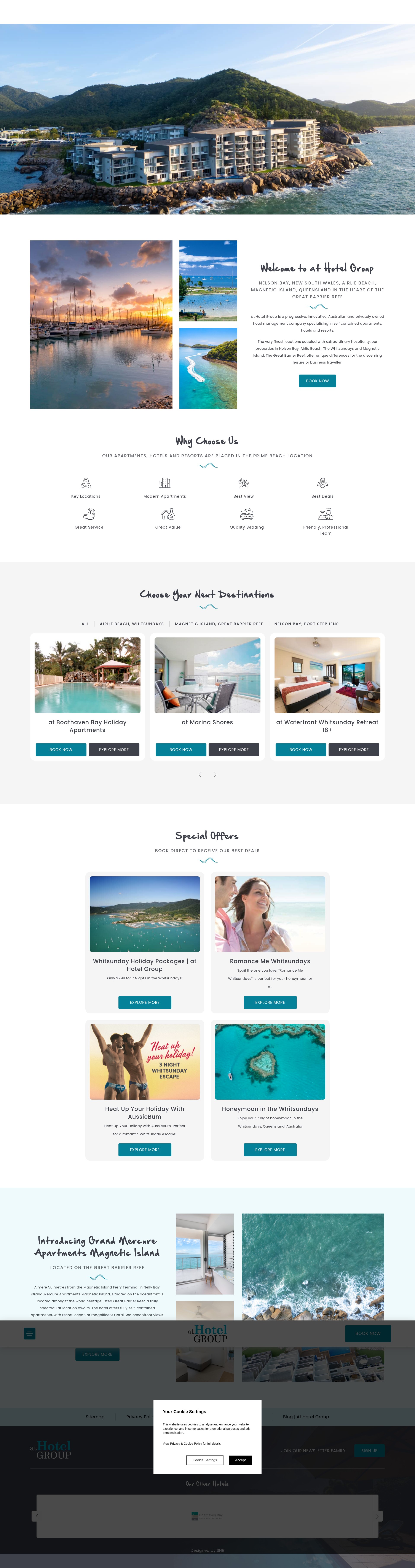 Screenshot of www.athotelgroup.com