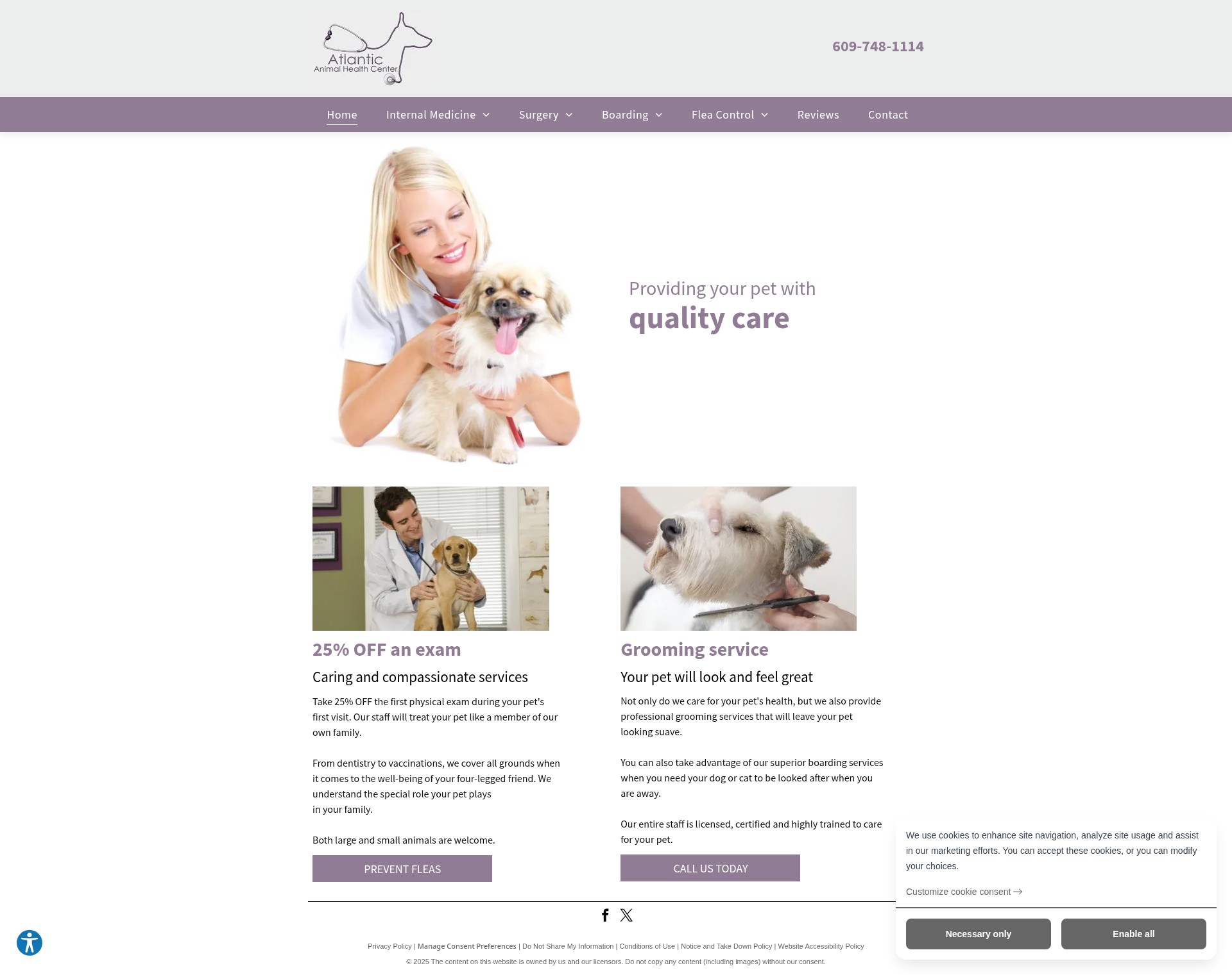 Screenshot of www.atlanticanimalnj.com
