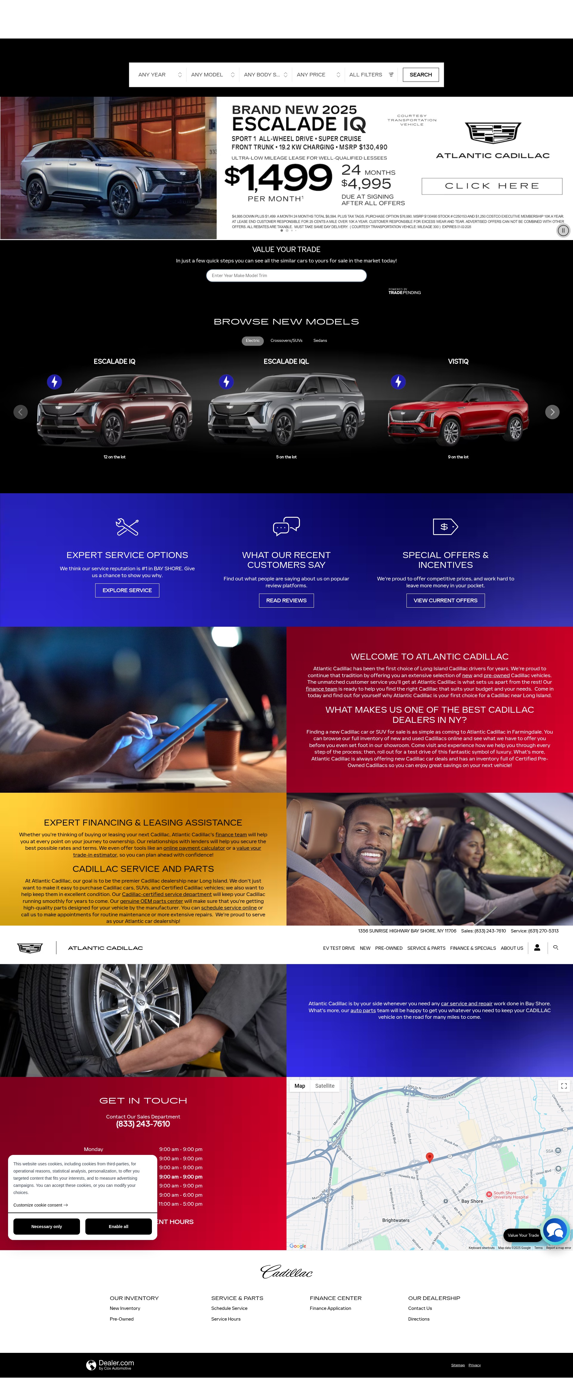 Screenshot of www.atlanticcadillac.com