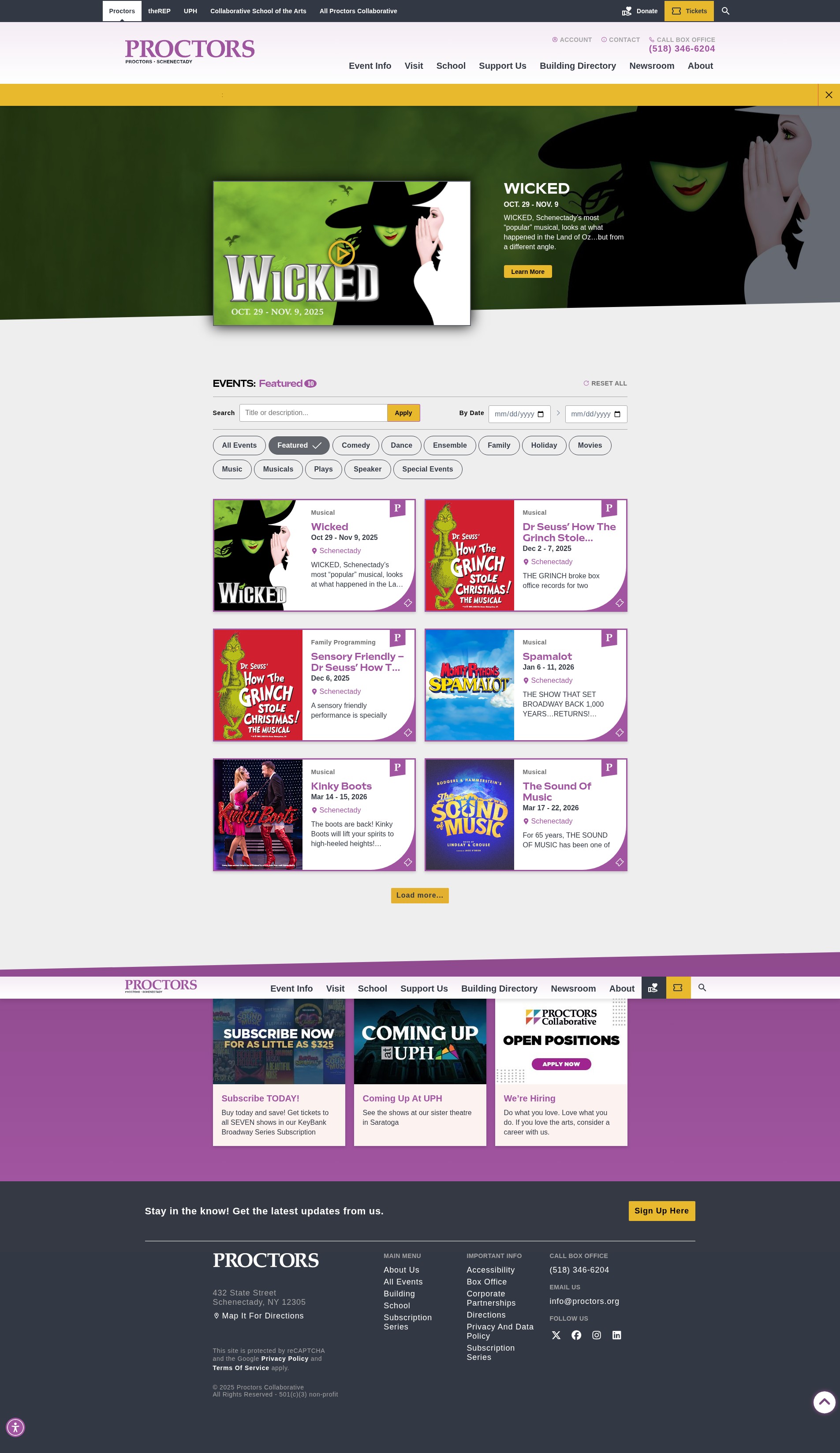 Screenshot of www.atproctors.org