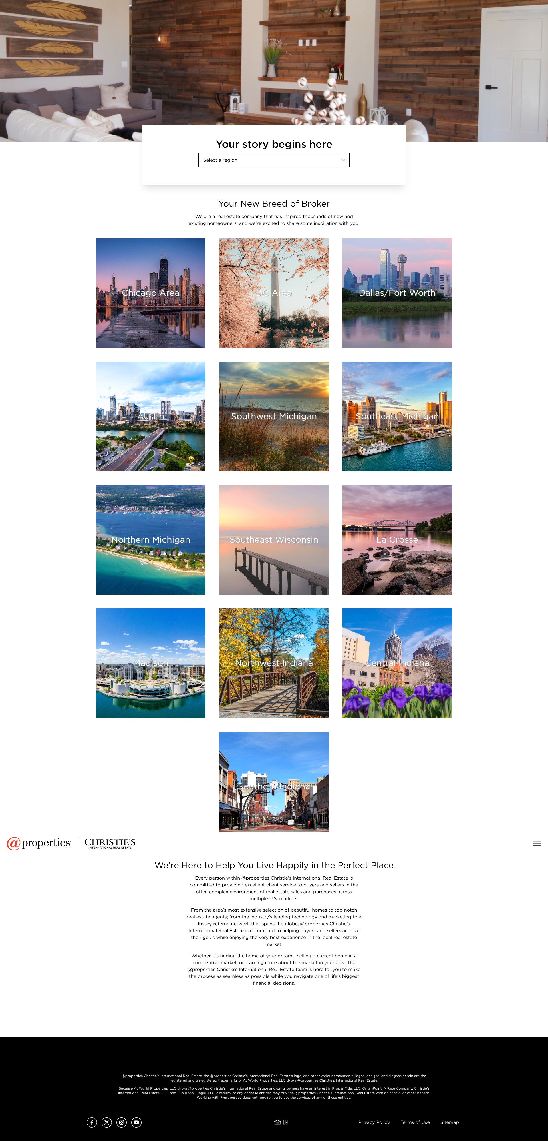Screenshot of www.atproperties.com