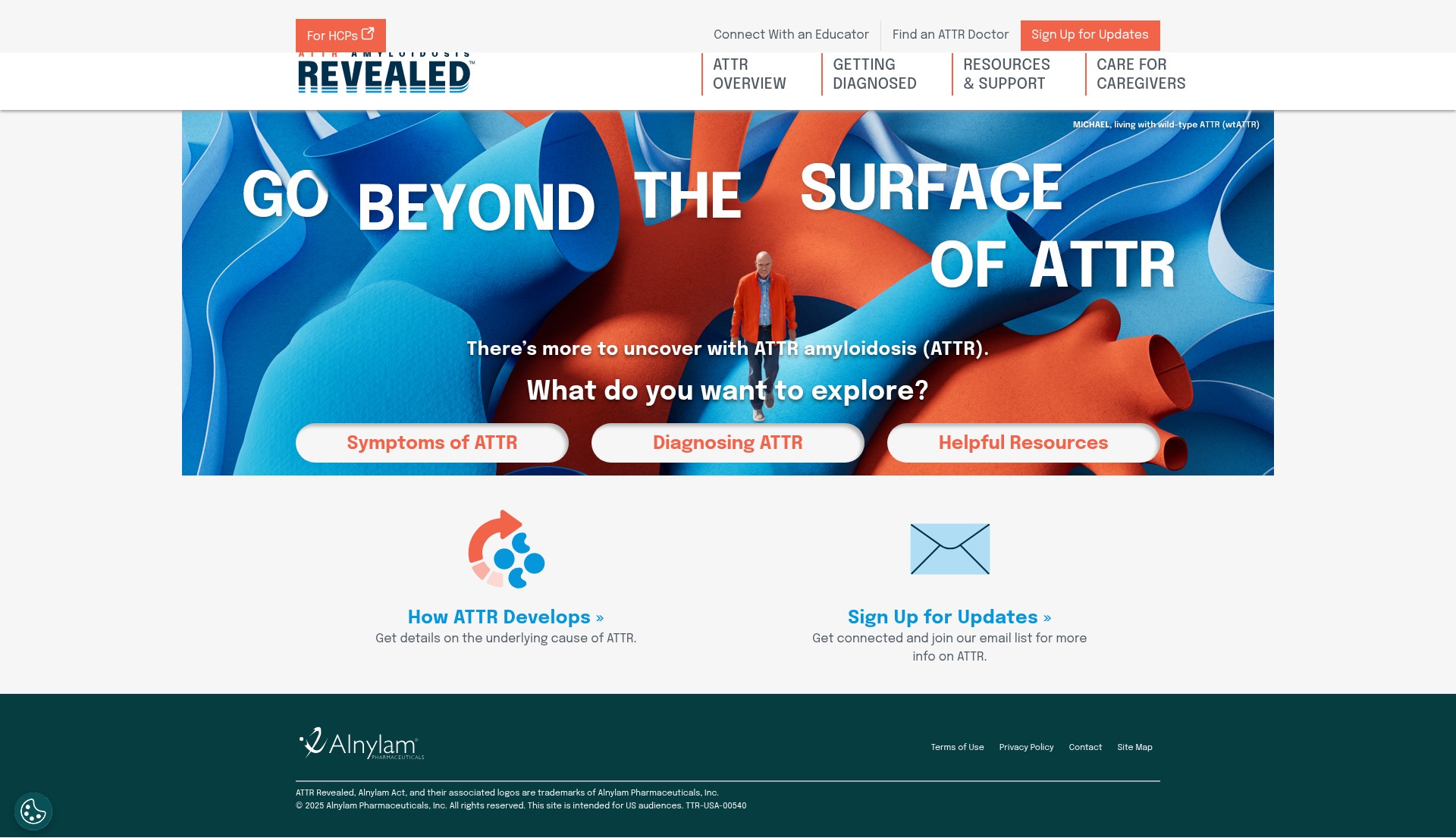 Screenshot of www.attrrevealed.com