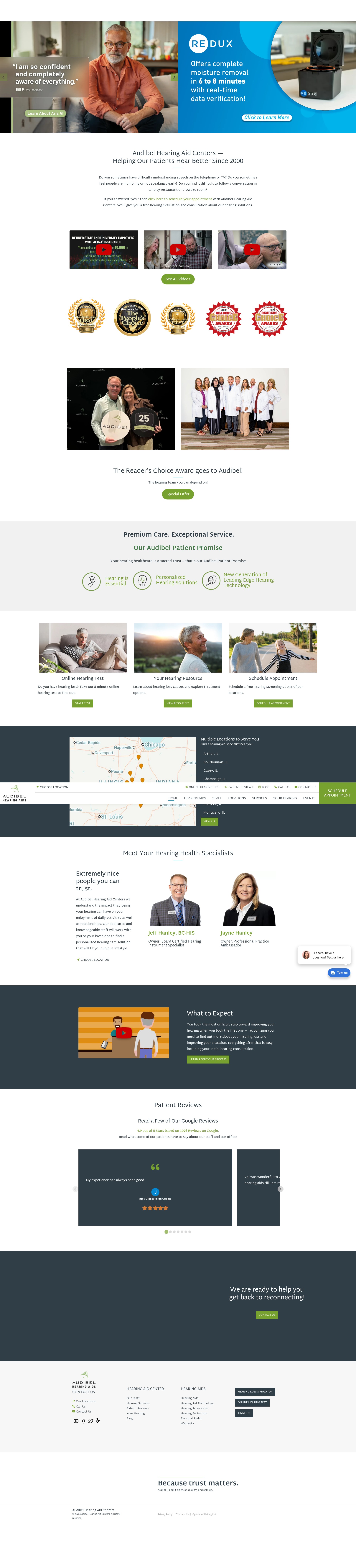 Screenshot of www.audibelteam.com