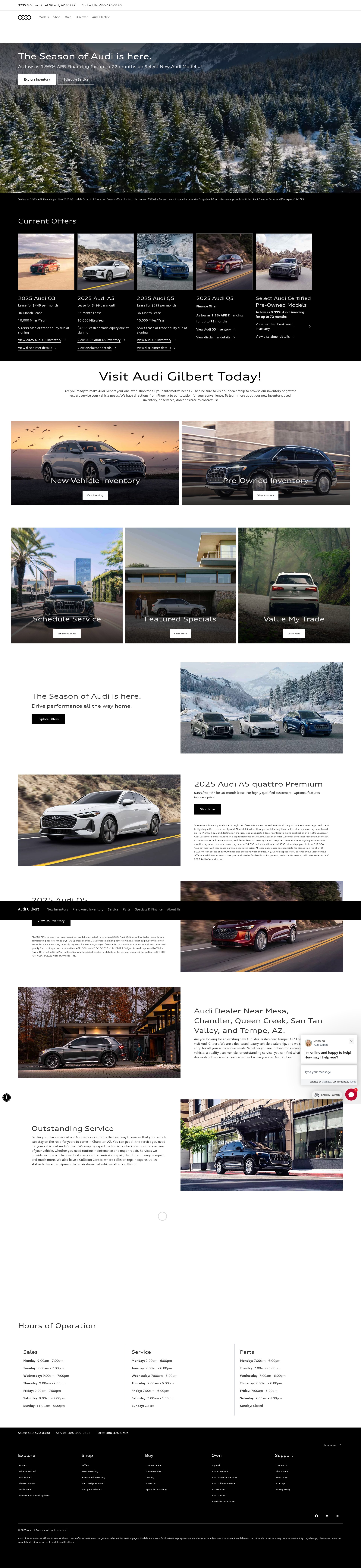 Screenshot of www.audigilbert.com