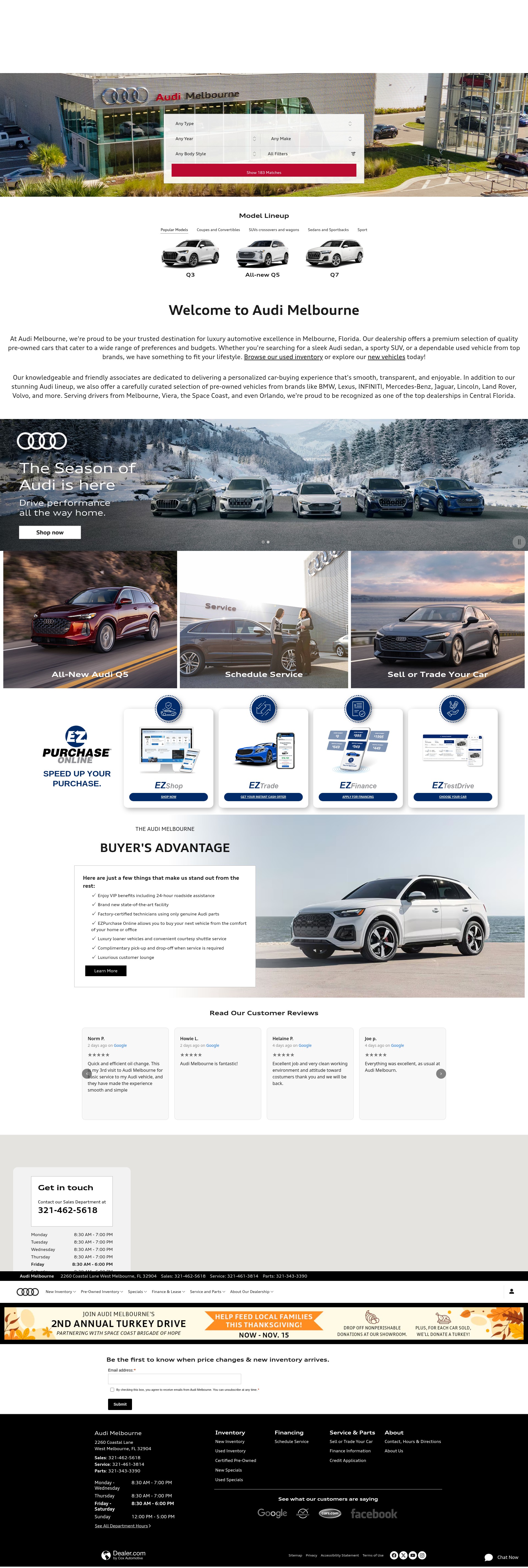 Screenshot of www.audimelbourne.com