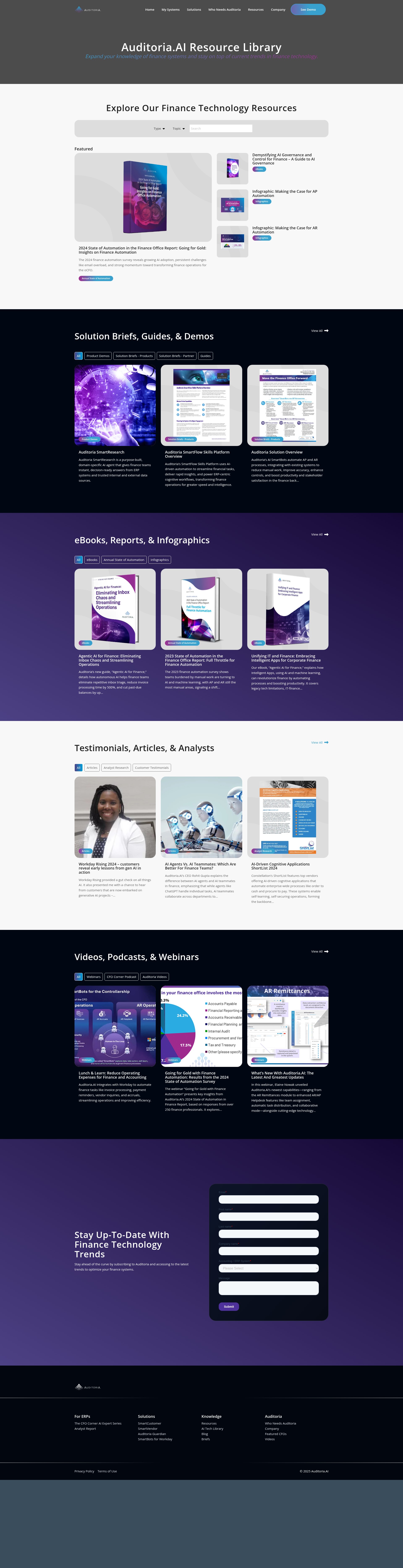 Screenshot of www.auditoria.ai