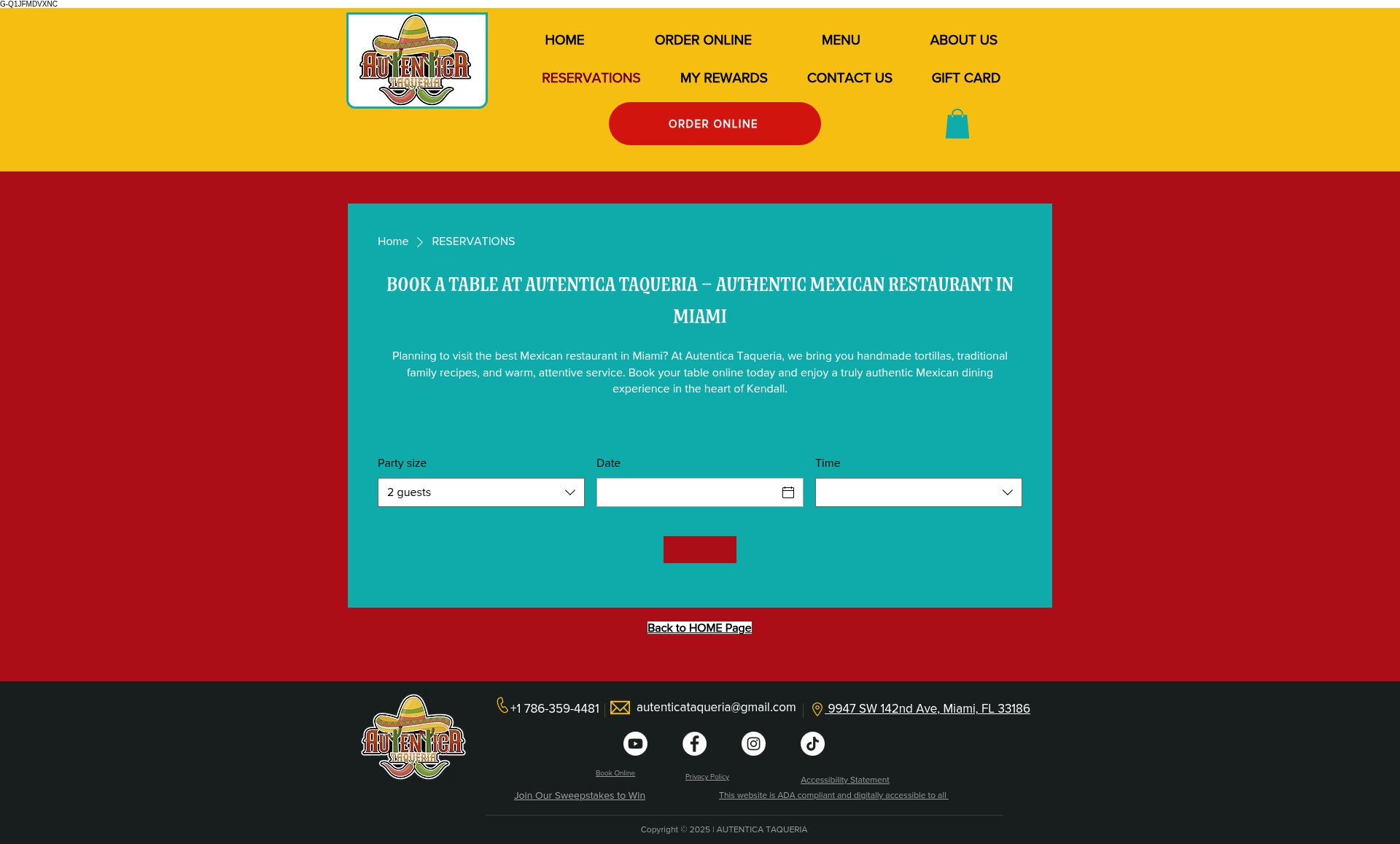 Screenshot of www.autenticataqueria.com