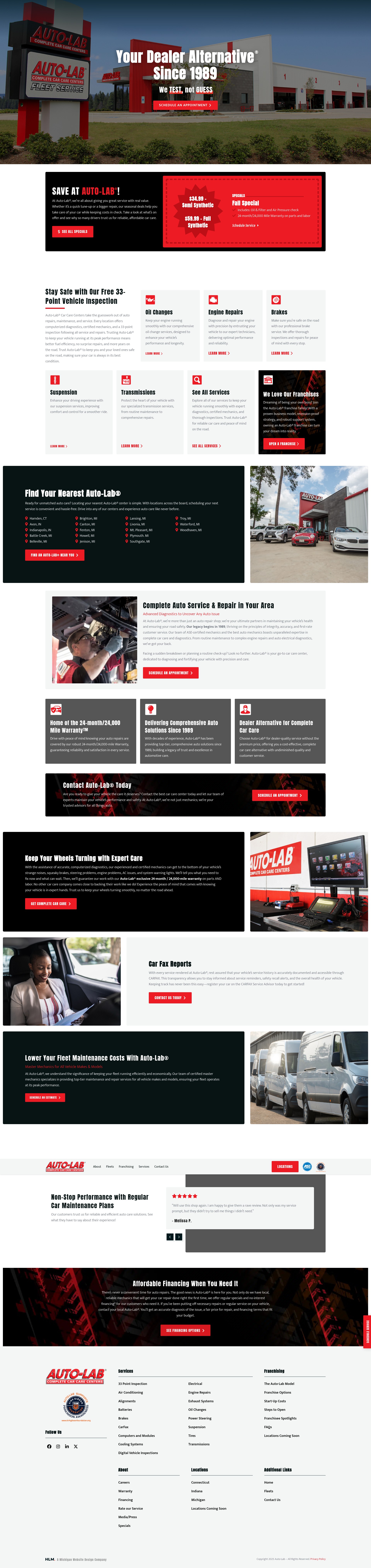 Screenshot of www.autolabusa.com