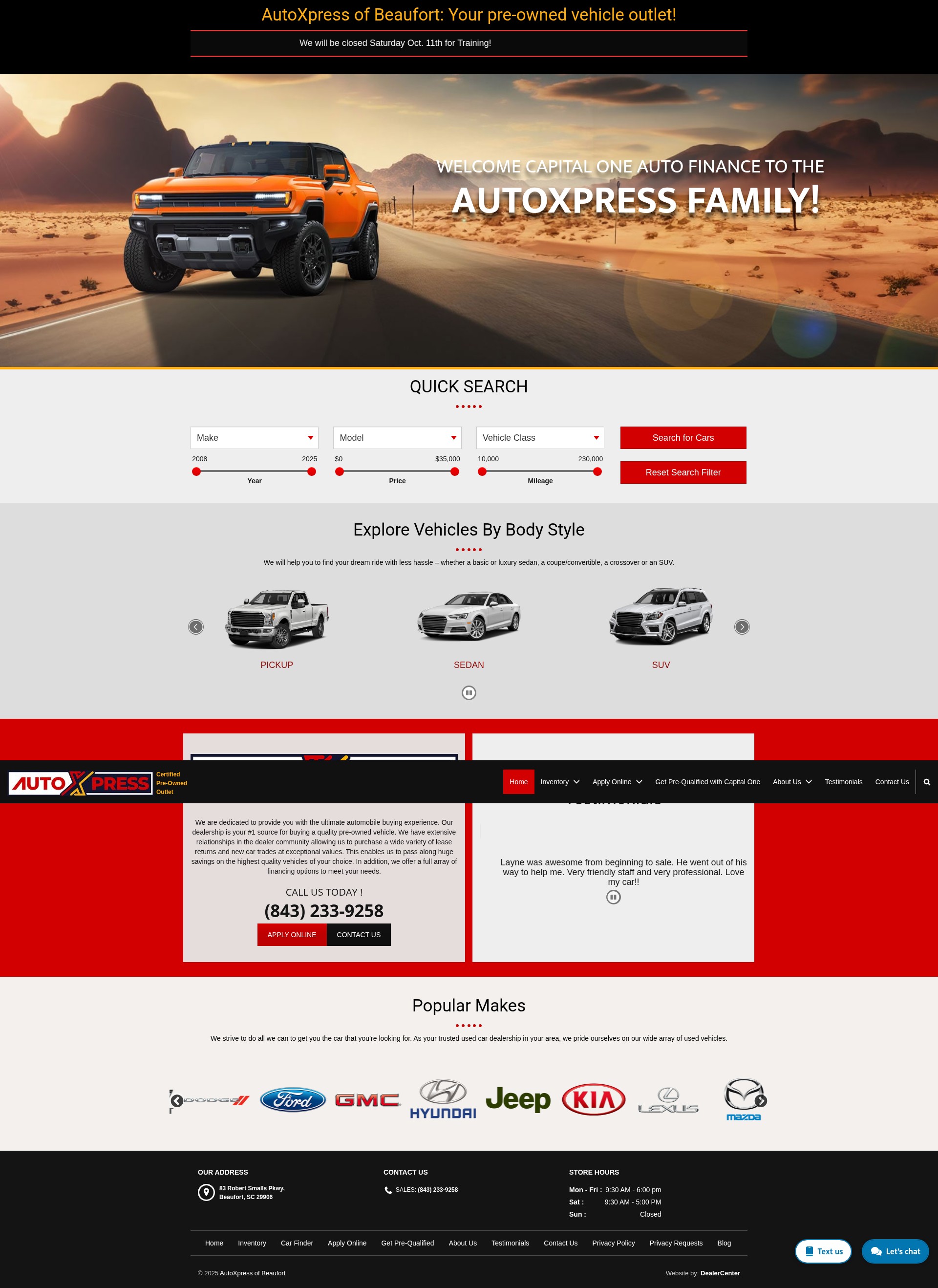 Screenshot of www.autoxpressyes.com