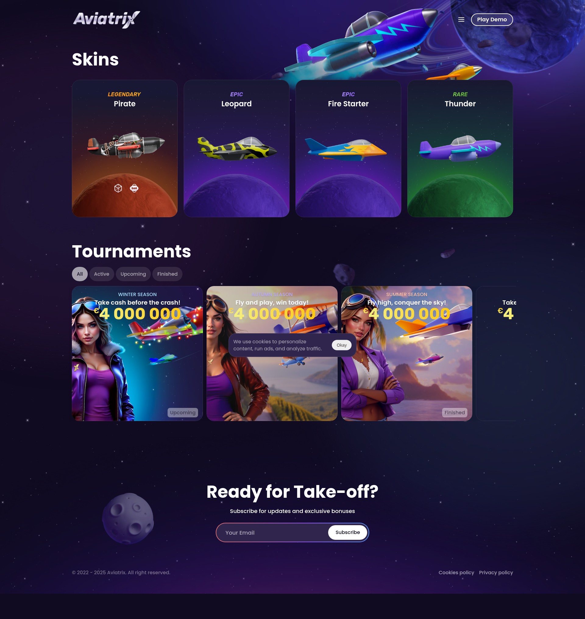 Screenshot of www.aviatrix.bet