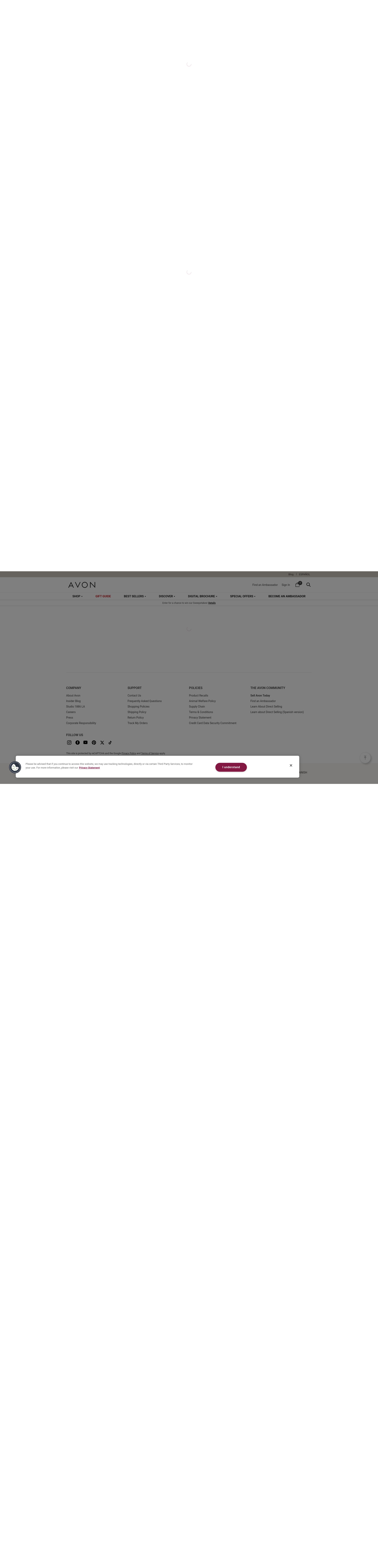 Screenshot of www.avon.com