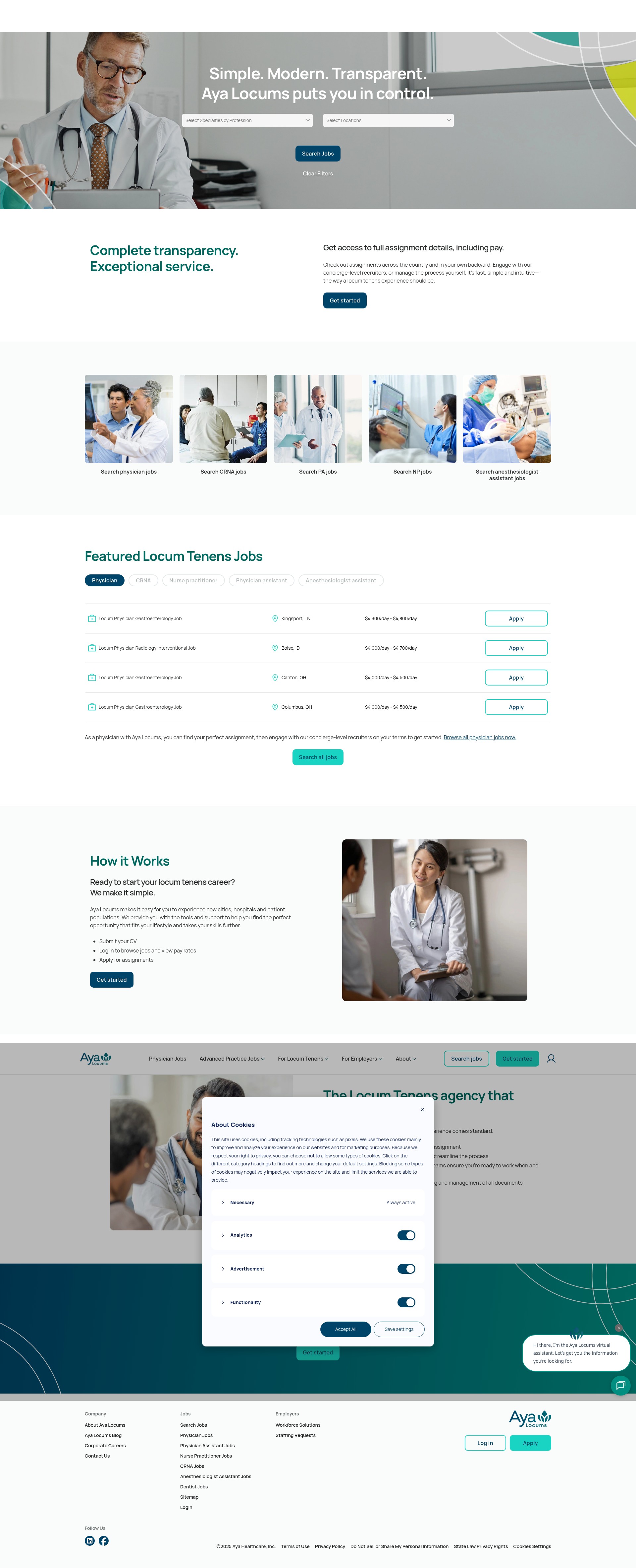 Screenshot of www.ayalocums.com