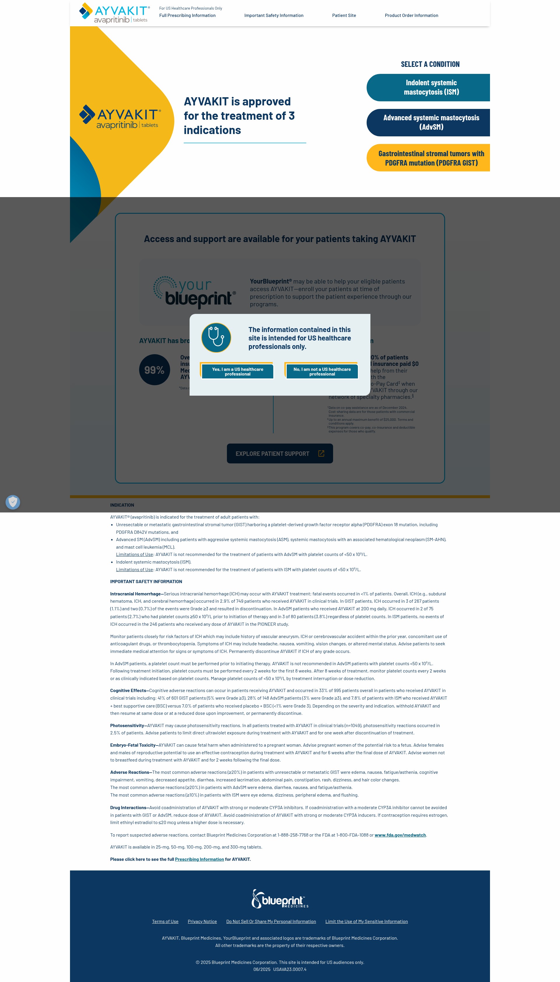 Screenshot of www.ayvakithcp.com