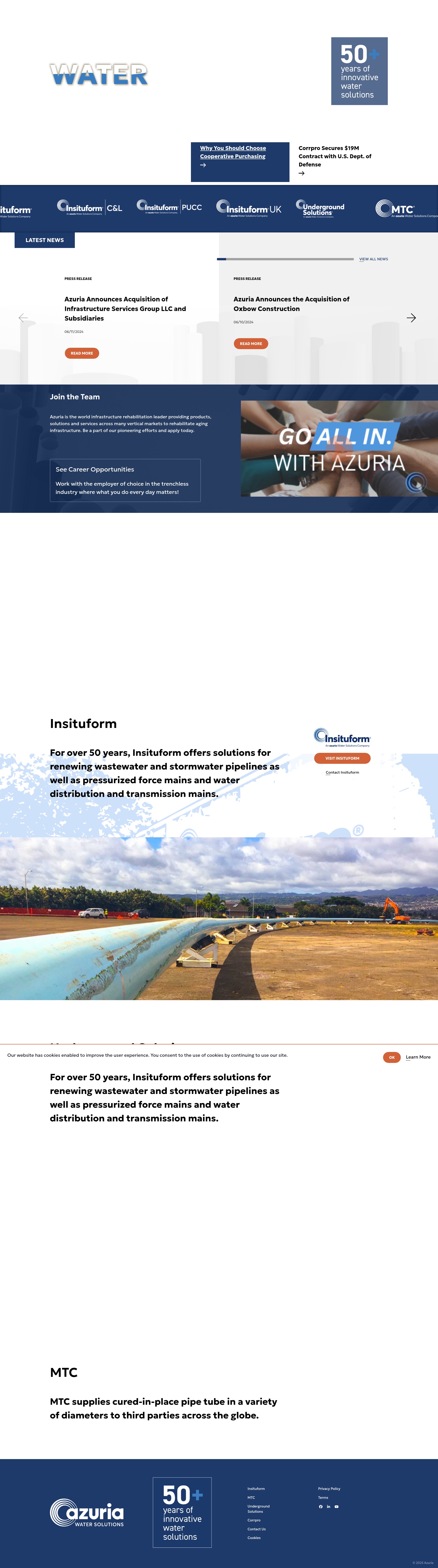 Screenshot of www.azuria.com
