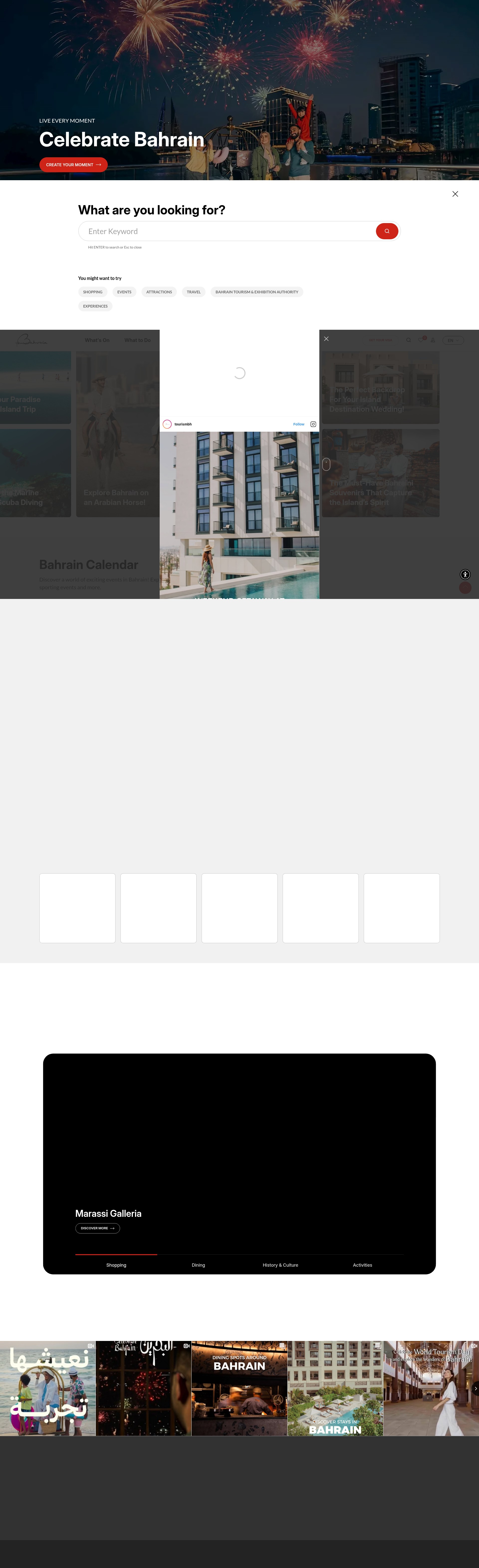 Screenshot of www.bahrain.com