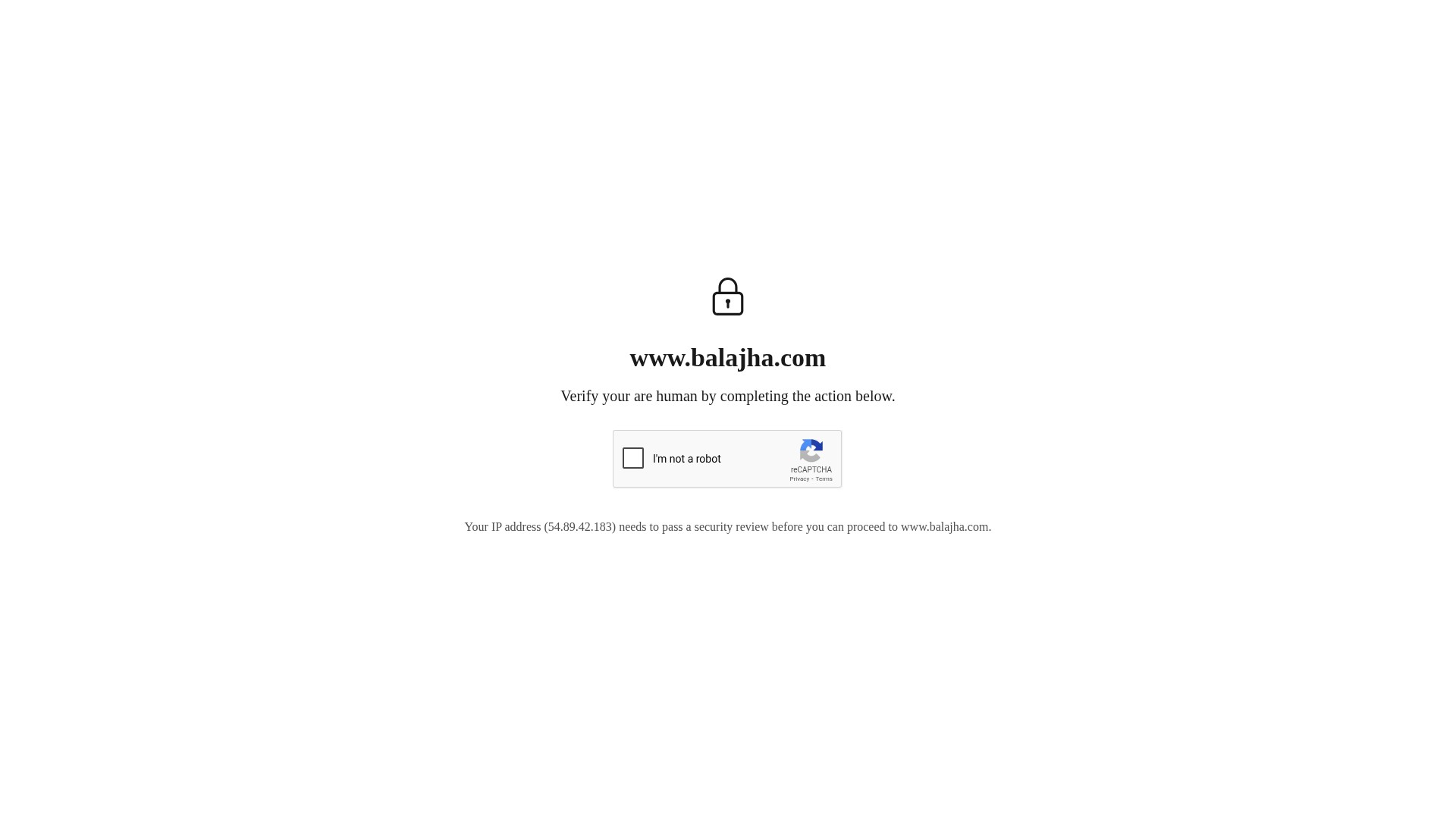 Screenshot of www.balajha.com