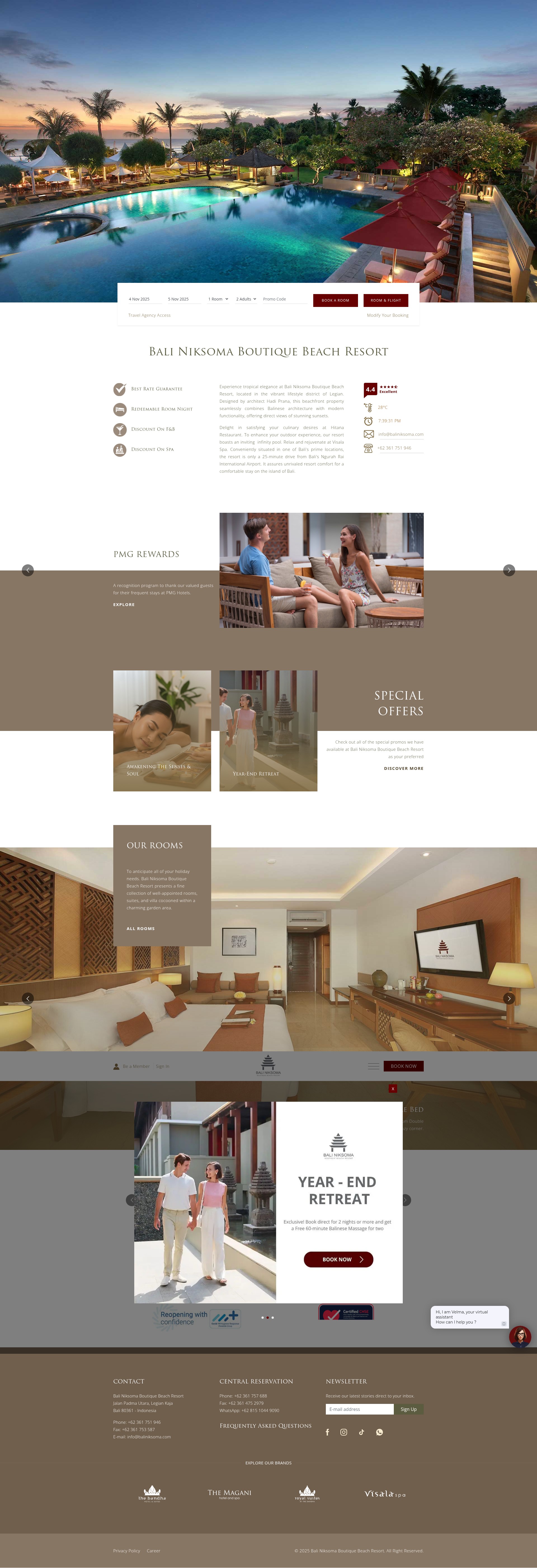 Screenshot of www.baliniksoma.com