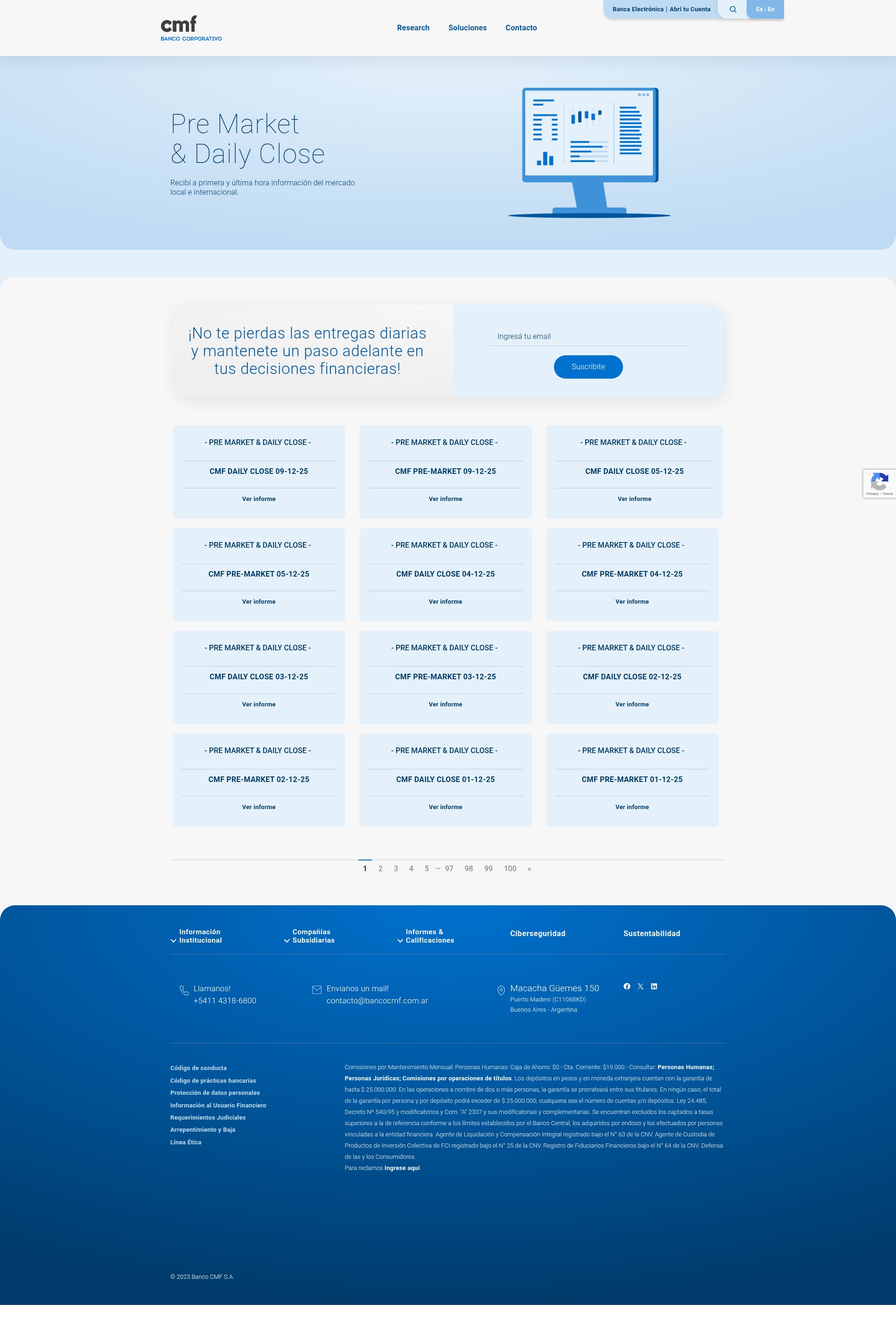 Screenshot of www.bancocmf.com.ar