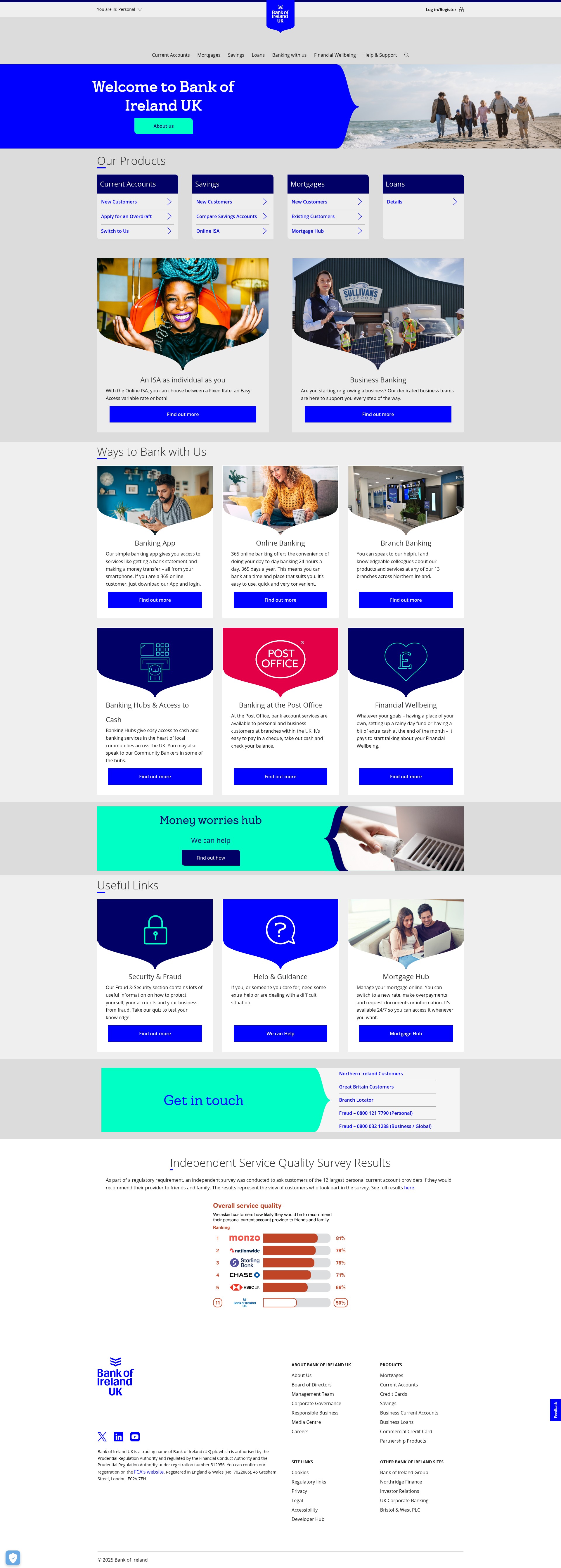 Screenshot of www.bankofirelanduk.com
