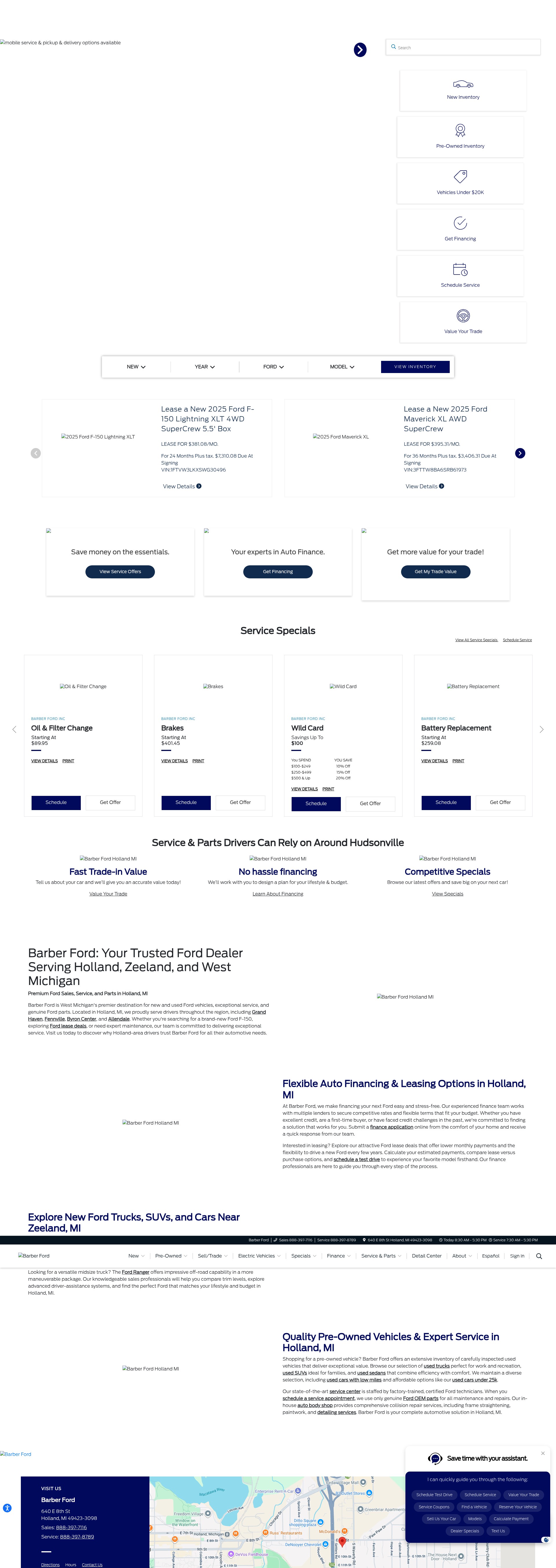 Screenshot of www.barberford.net