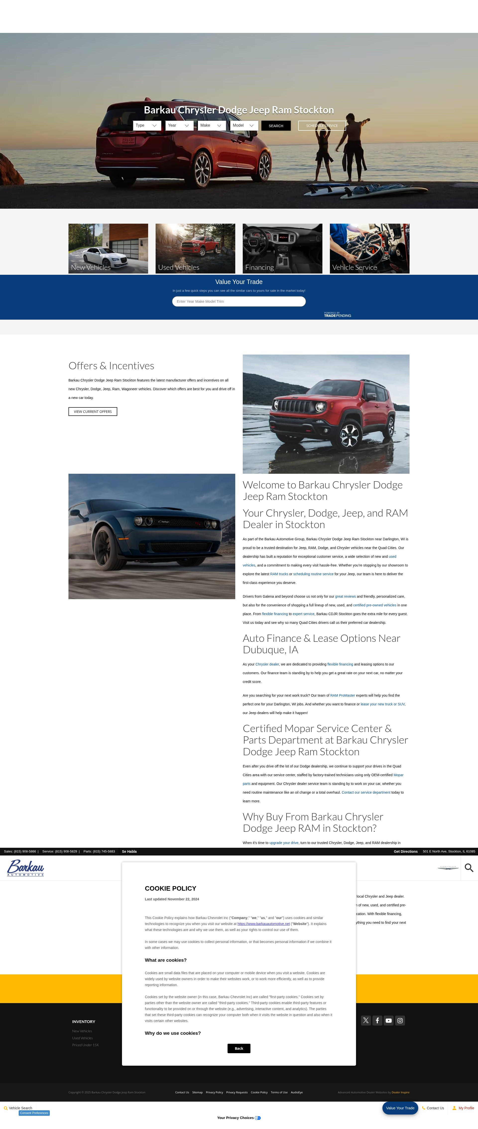 Screenshot of www.barkauautomotive.net