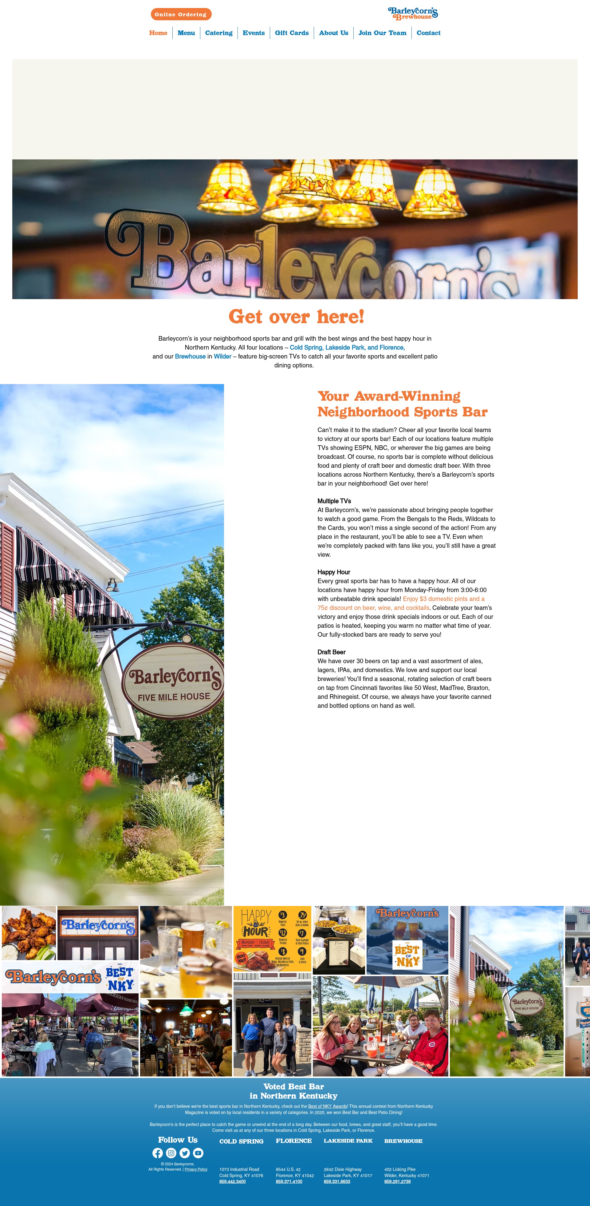 Screenshot of www.barleycorns.com