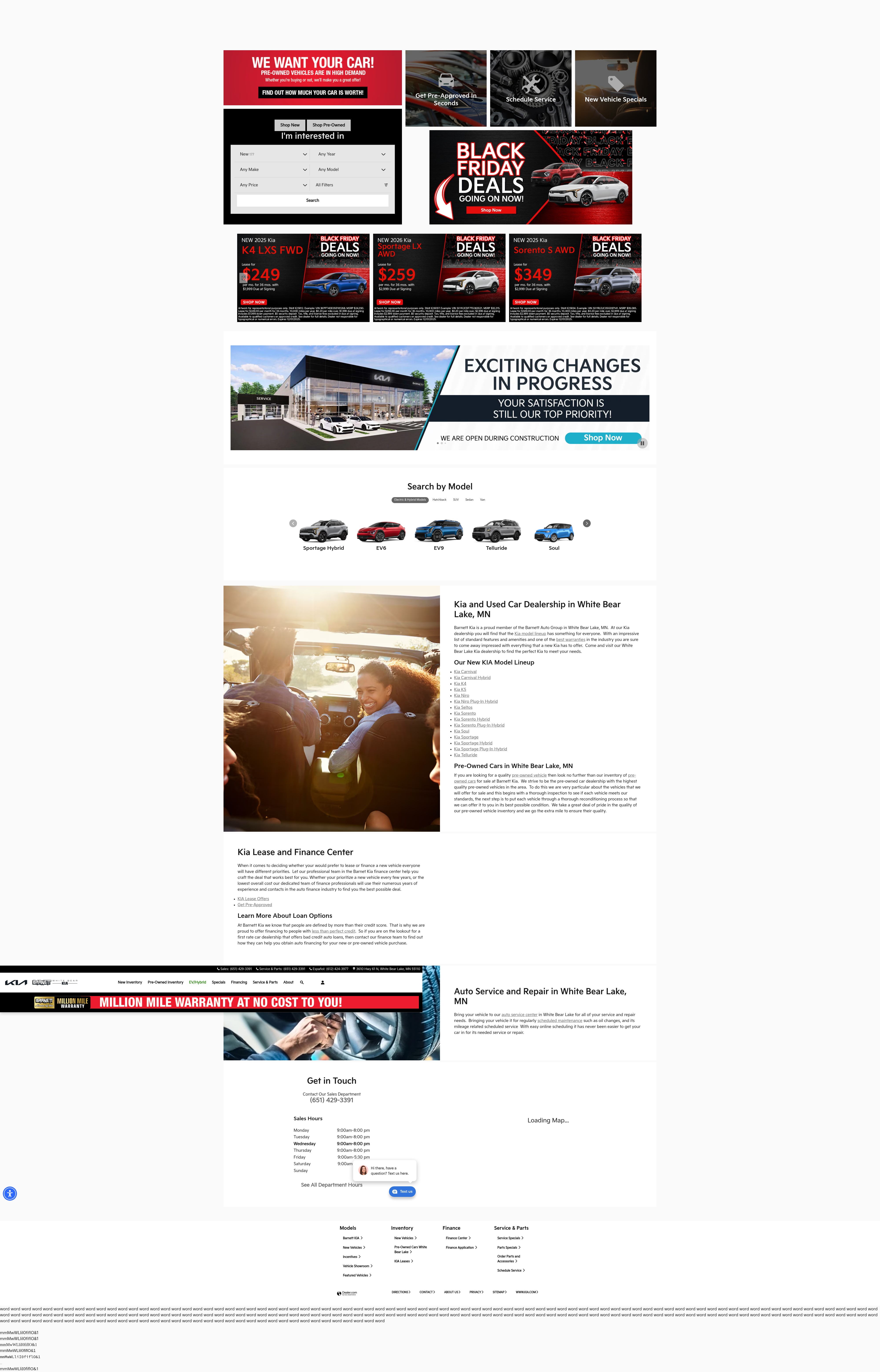 Screenshot of www.barnettkia.com