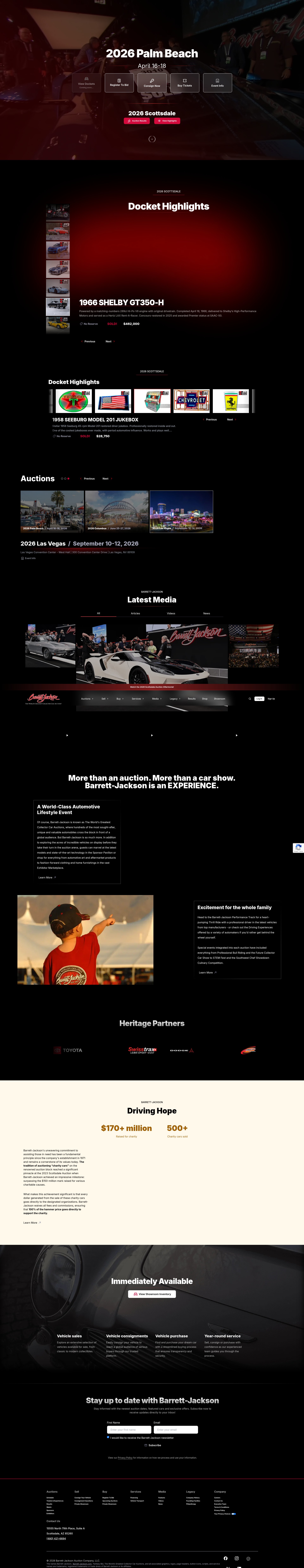 Screenshot of www.barrett-jackson.com