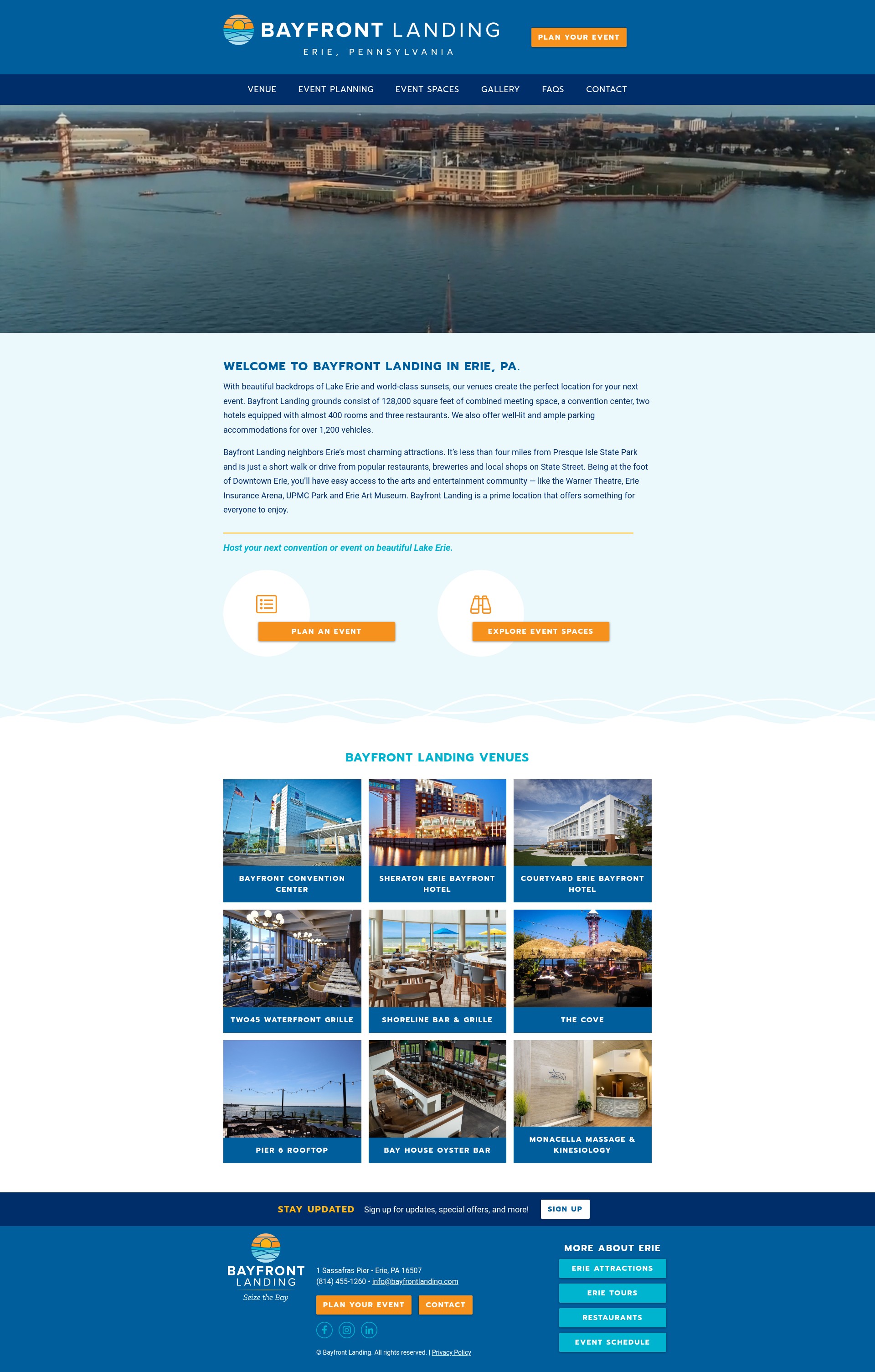 Screenshot of www.bayfrontlanding.com