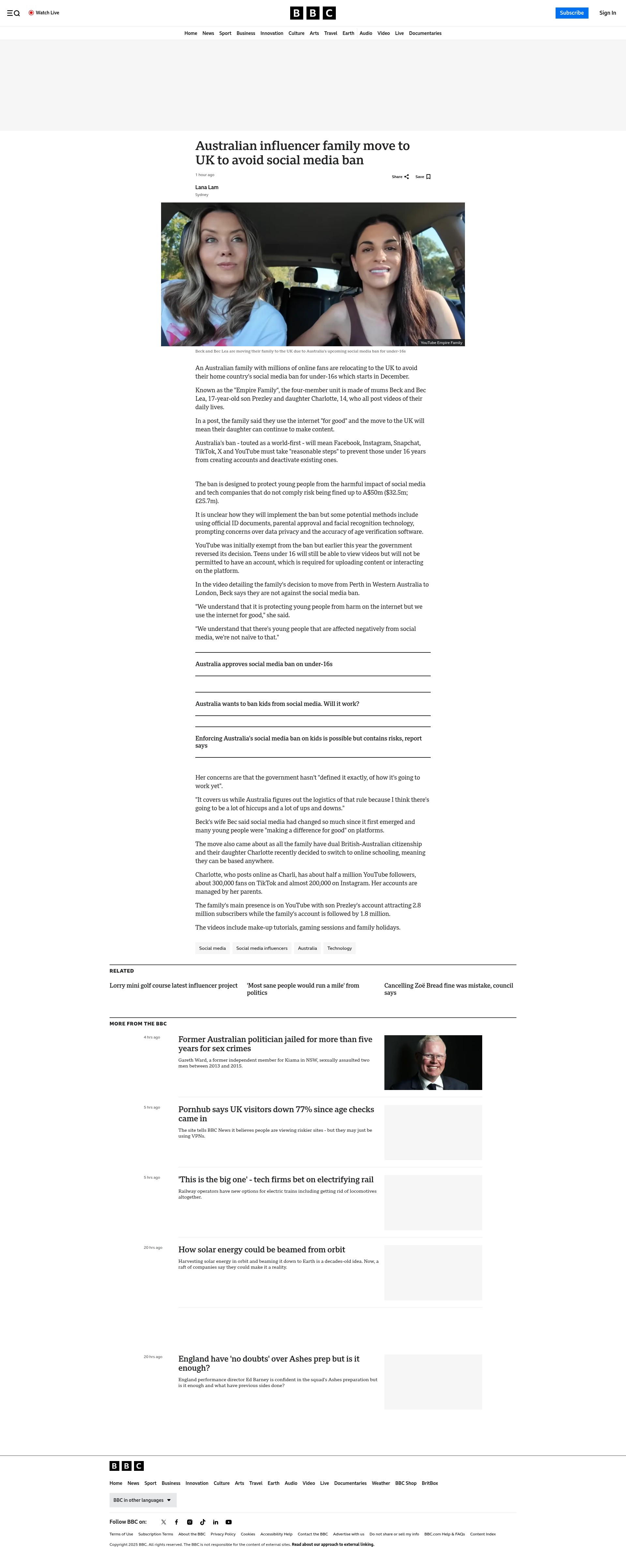 Screenshot of www.bbc.com