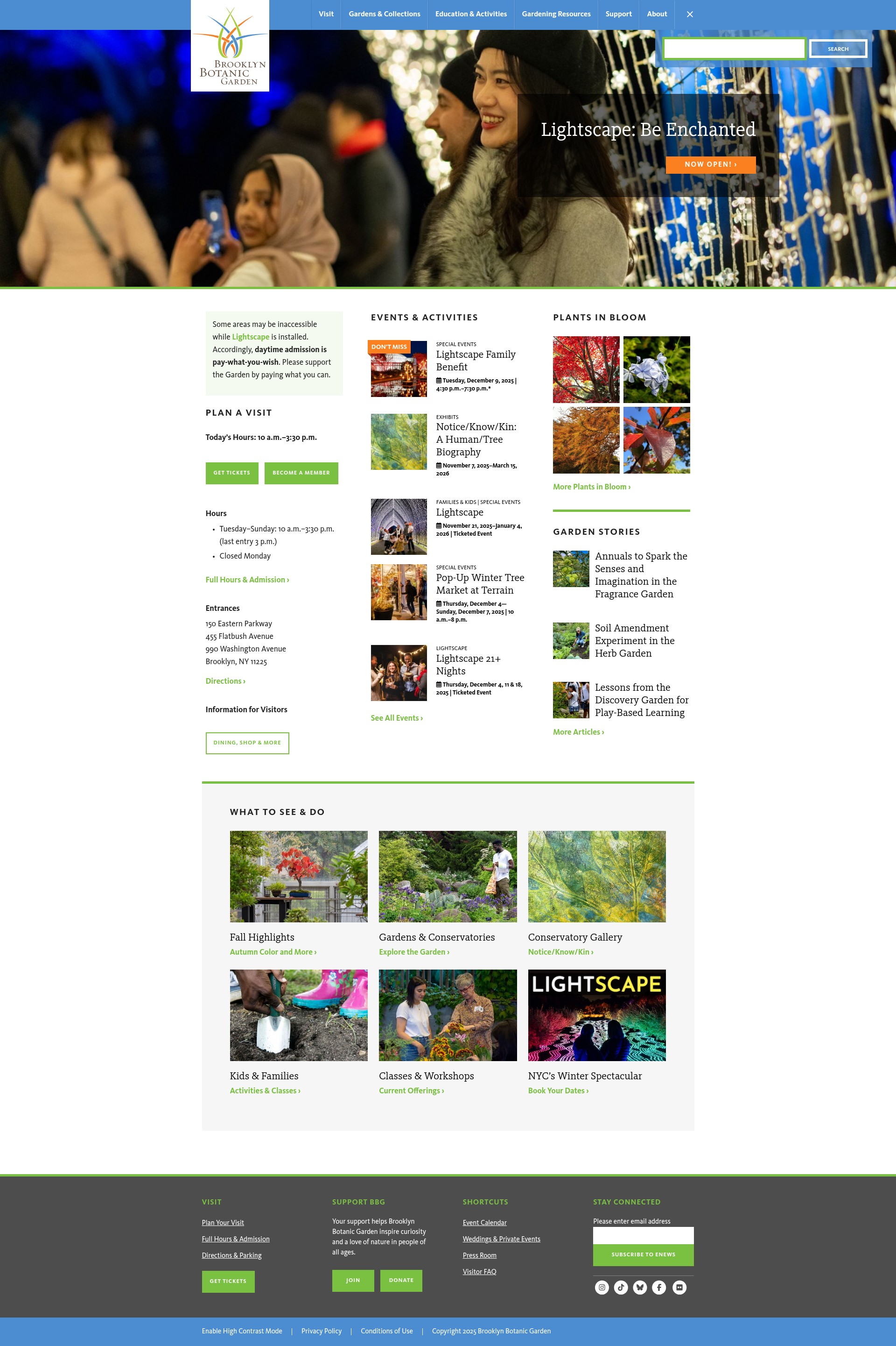 Screenshot of www.bbg.org
