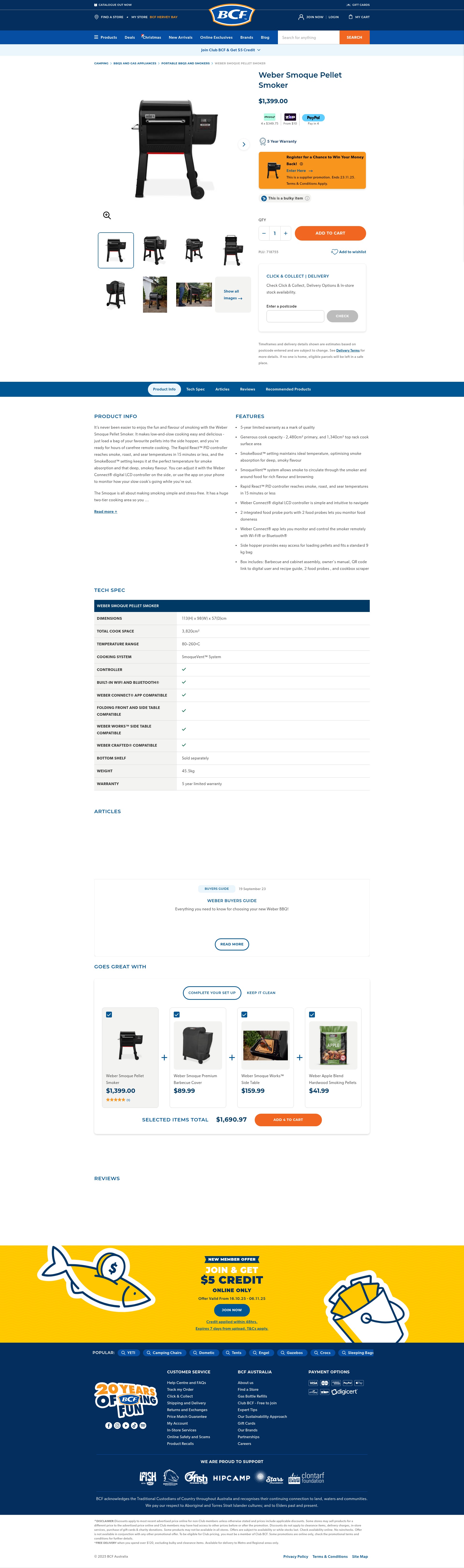 Screenshot of www.bcf.com.au